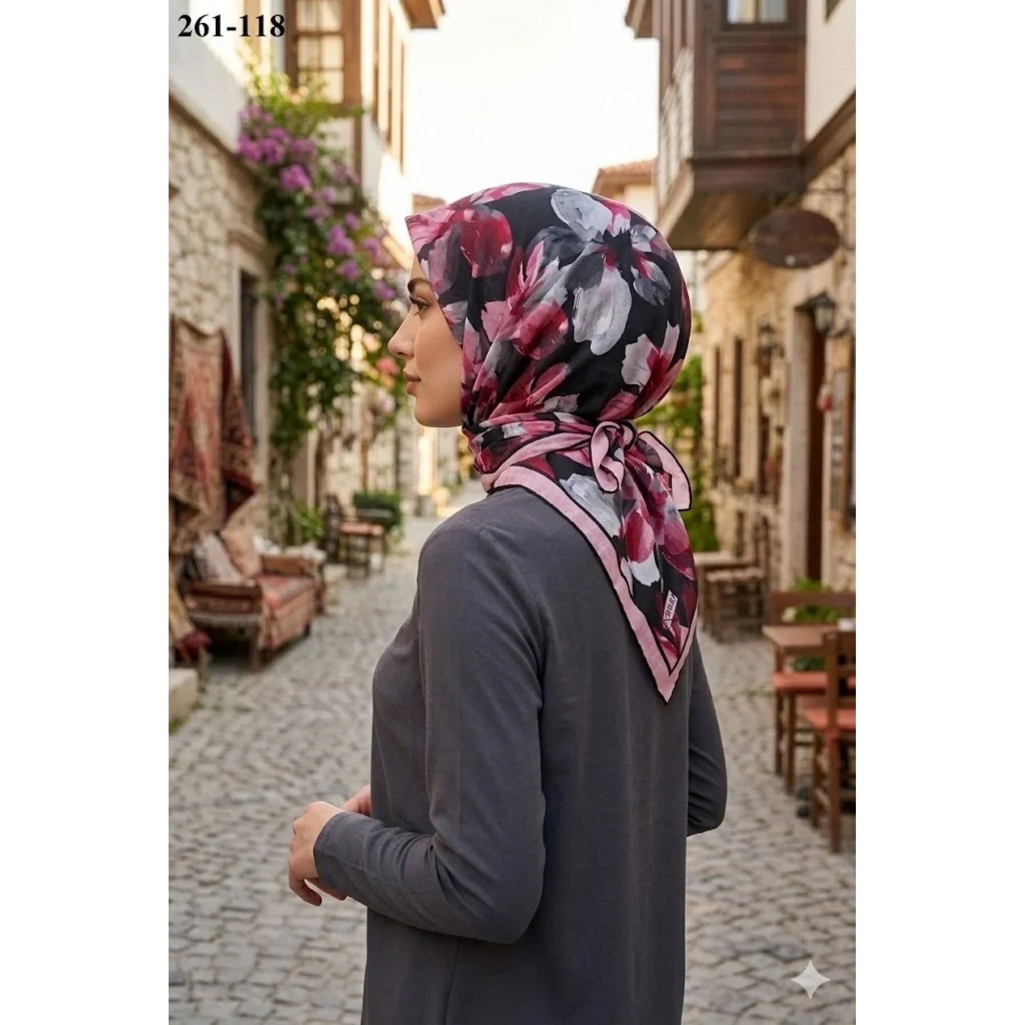 MoonScarf Soft Pamuk Eşarp 261-118