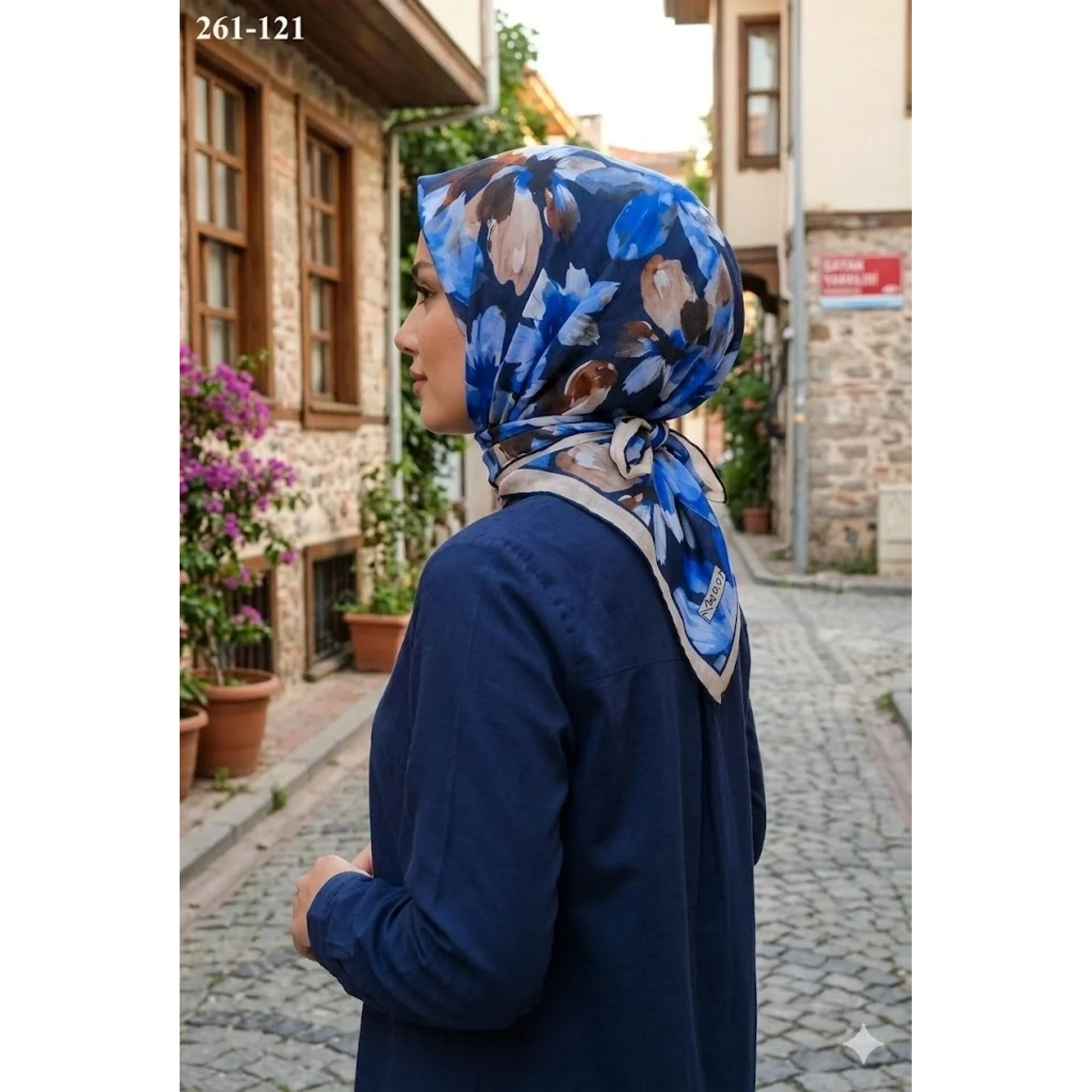 MoonScarf Soft Pamuk Eşarp 261-121