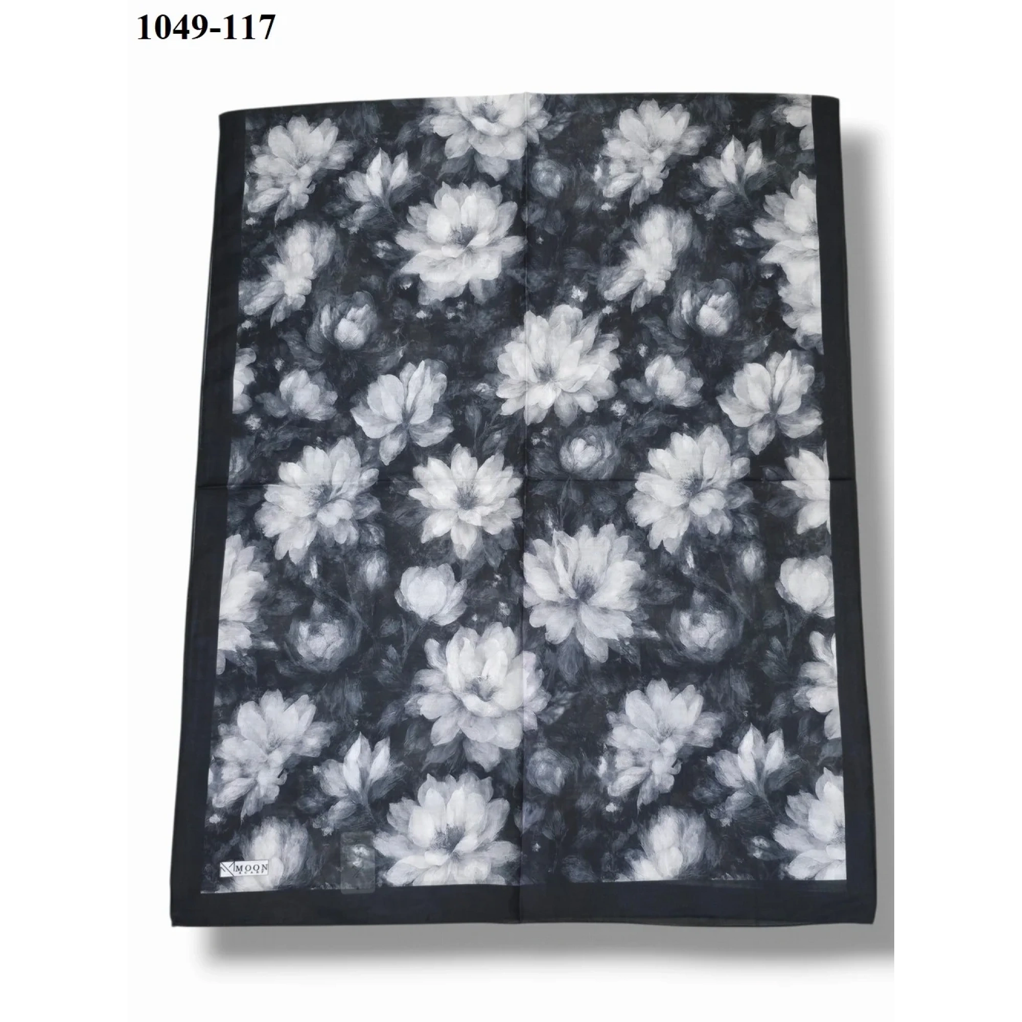 MoonScarf Soft Pamuk Şal (siyah) 1049-117