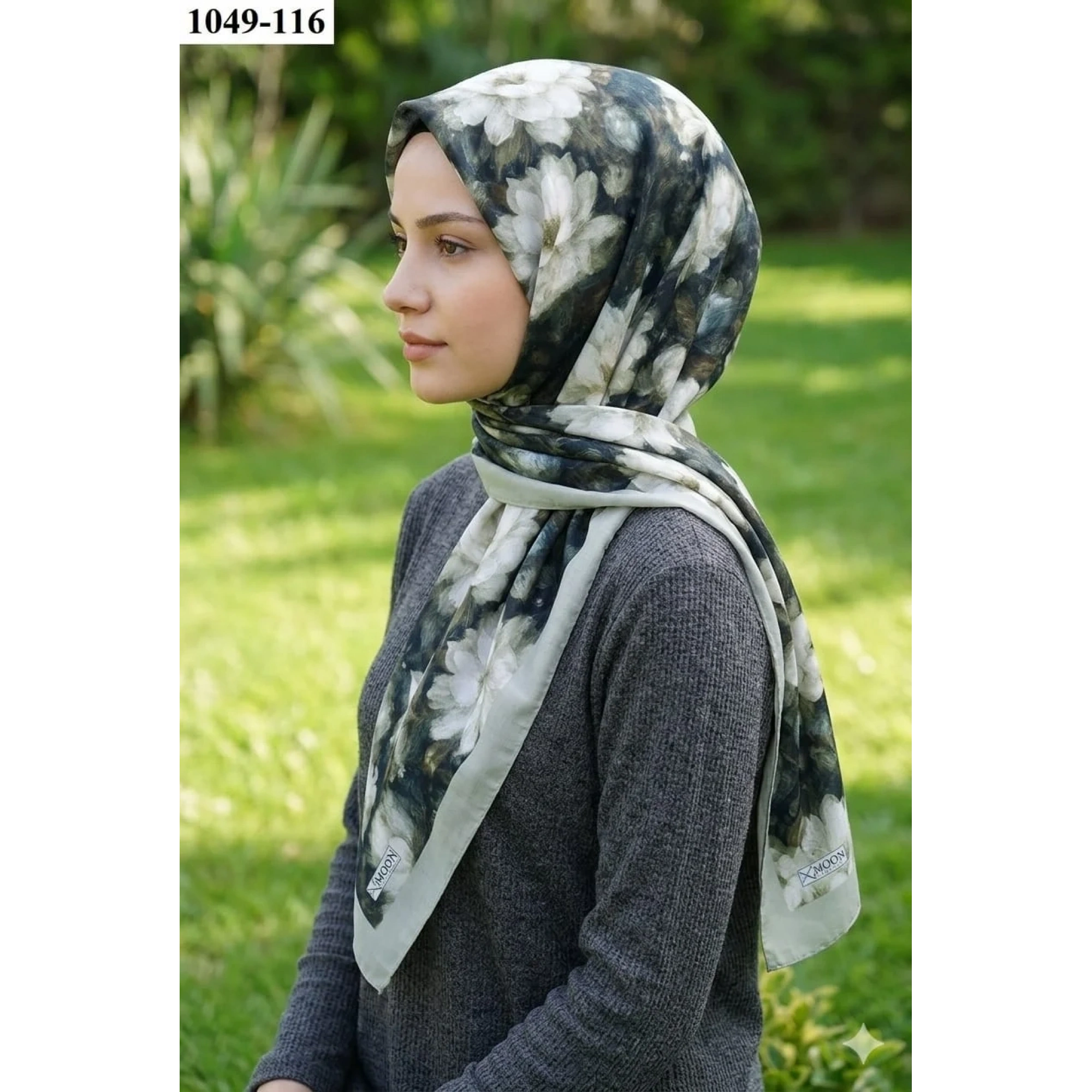 MoonScarf Soft Pamuk Şal (taş) 1049-116