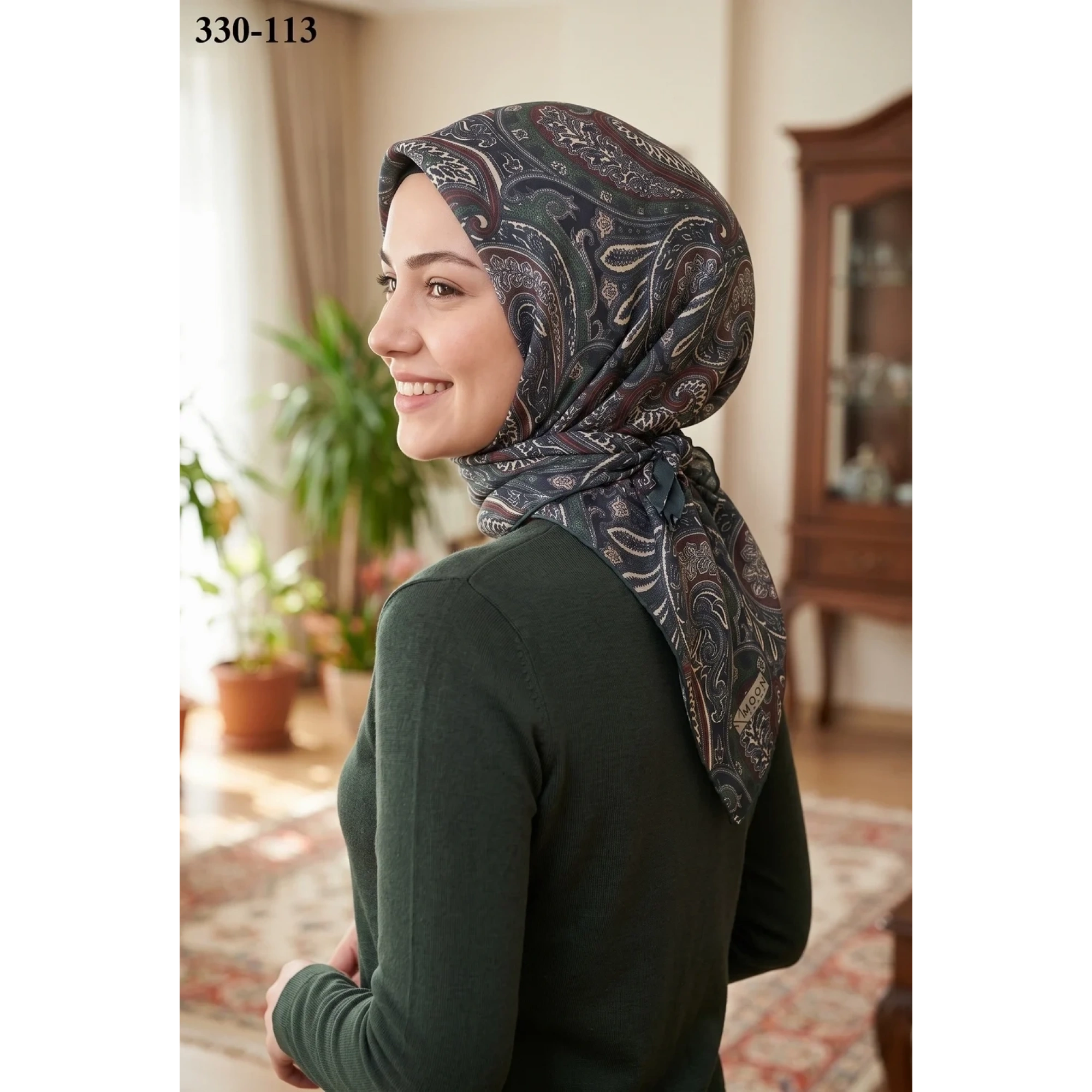 MoonScarf Soft Pamuk Eşarp 330-113