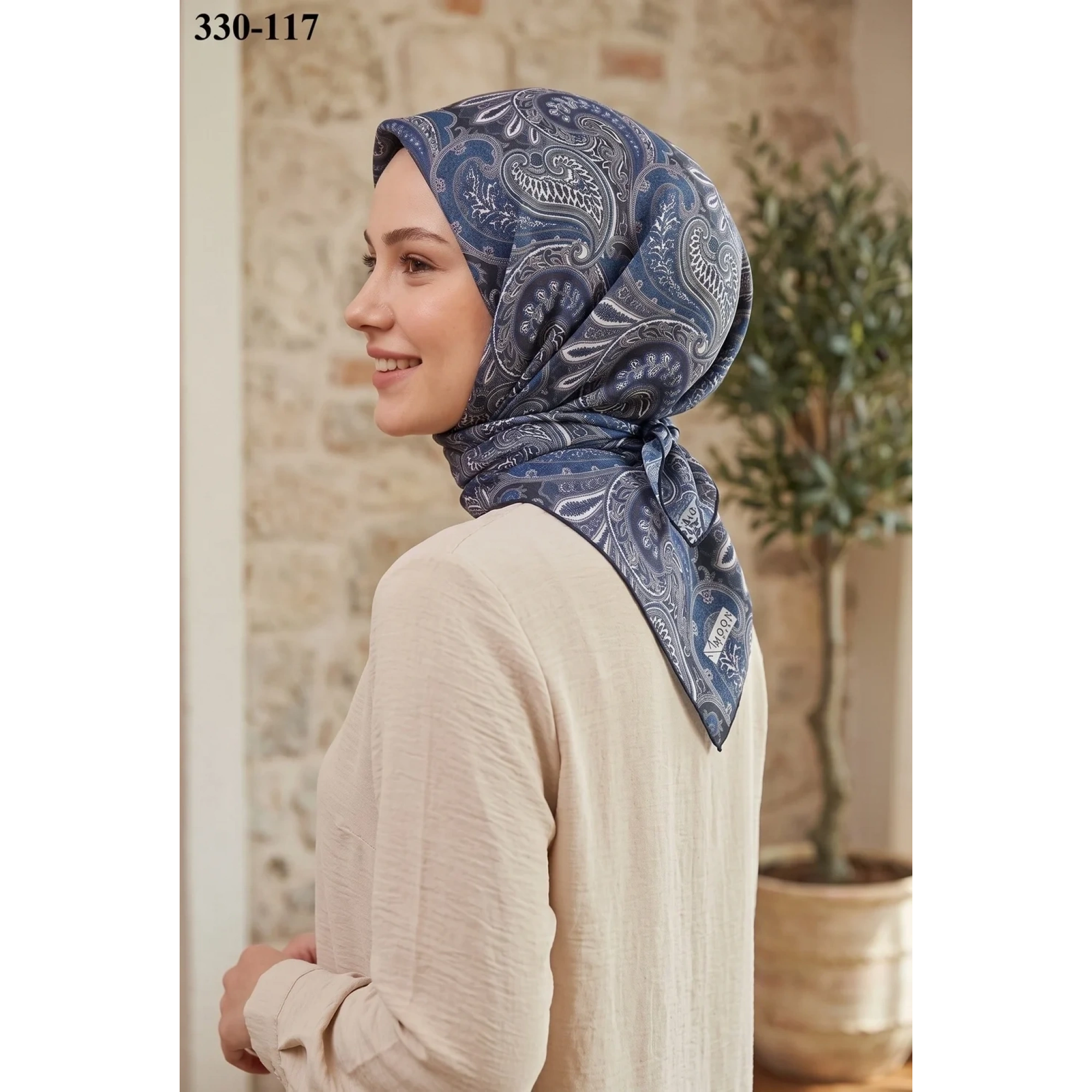 MoonScarf Soft Pamuk Eşarp 330-117