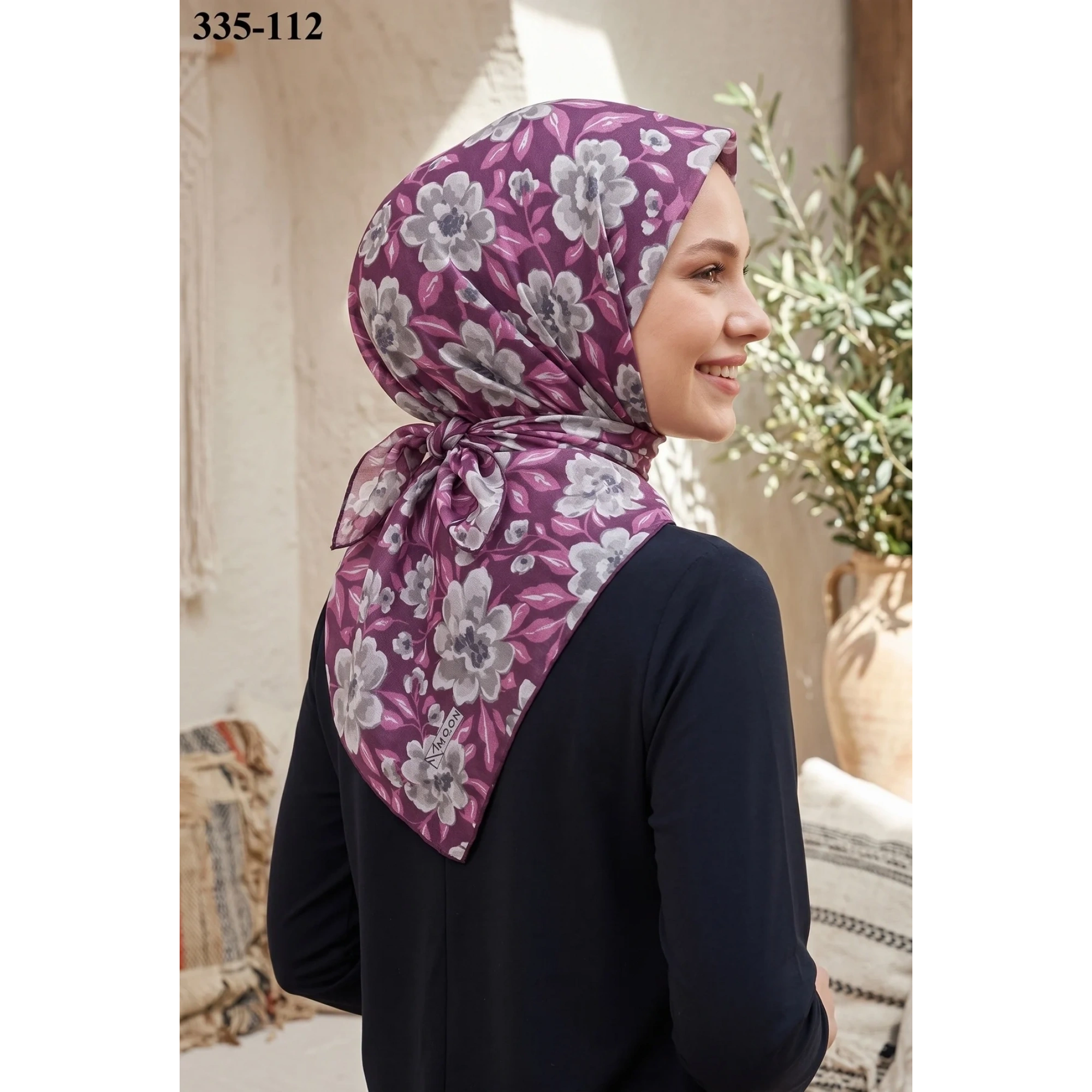 MoonScarf Soft Pamuk Eşarp 335-112
