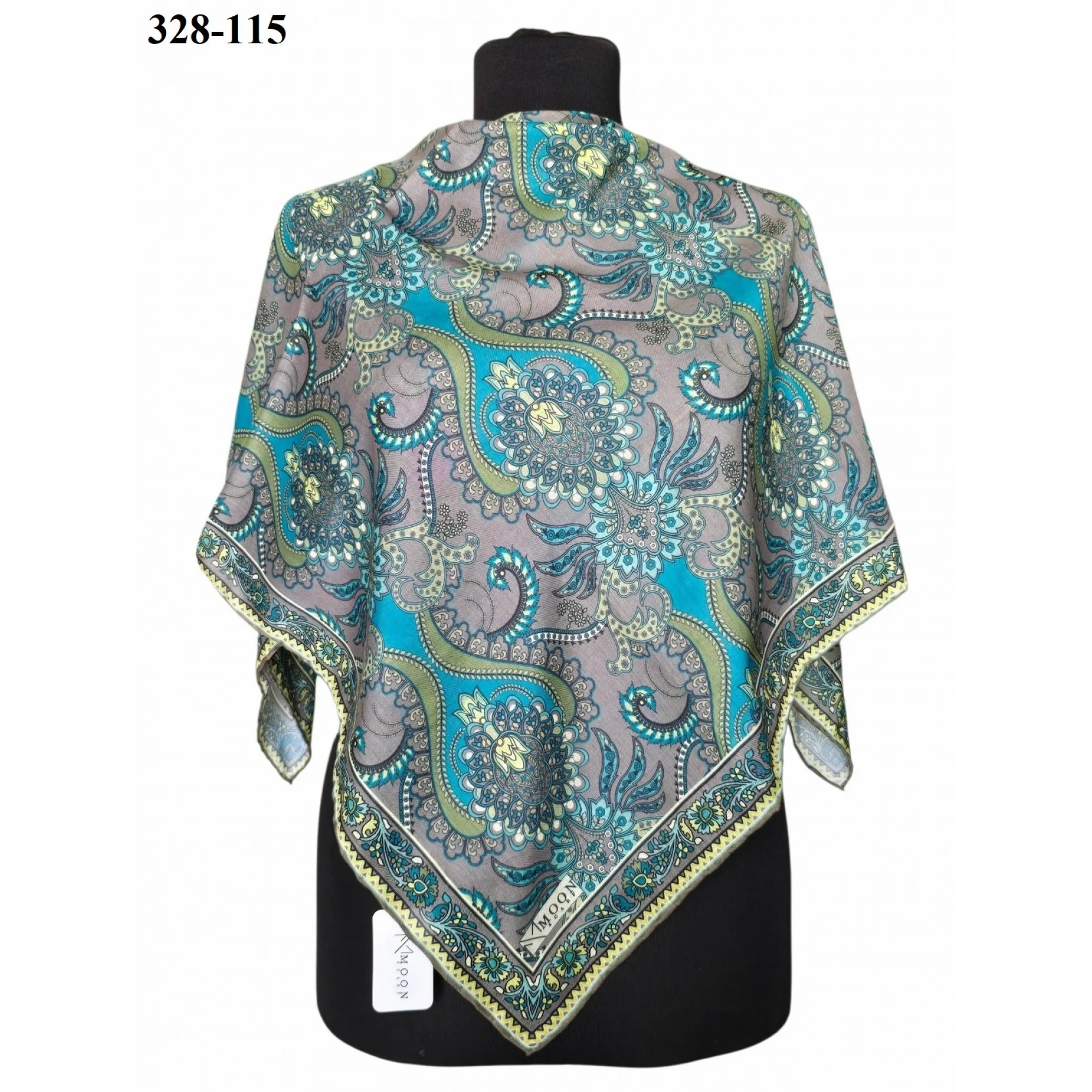MoonScarf Soft Pamuk Eşarp (Gri) 328-115