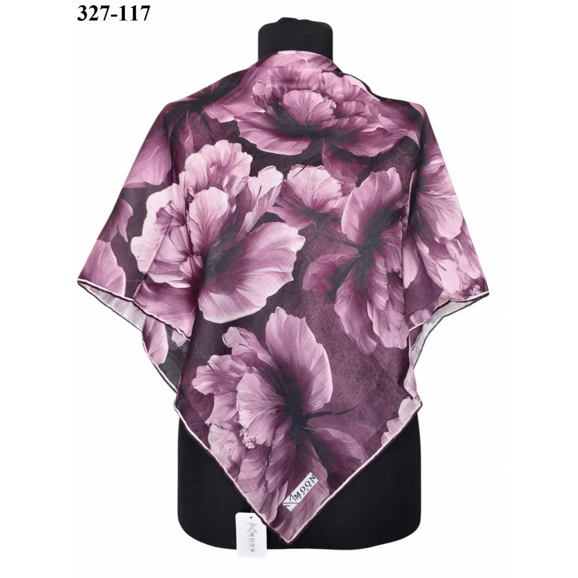 MoonScarf Soft Pamuk Eşarp (Mürdüm) 327-117