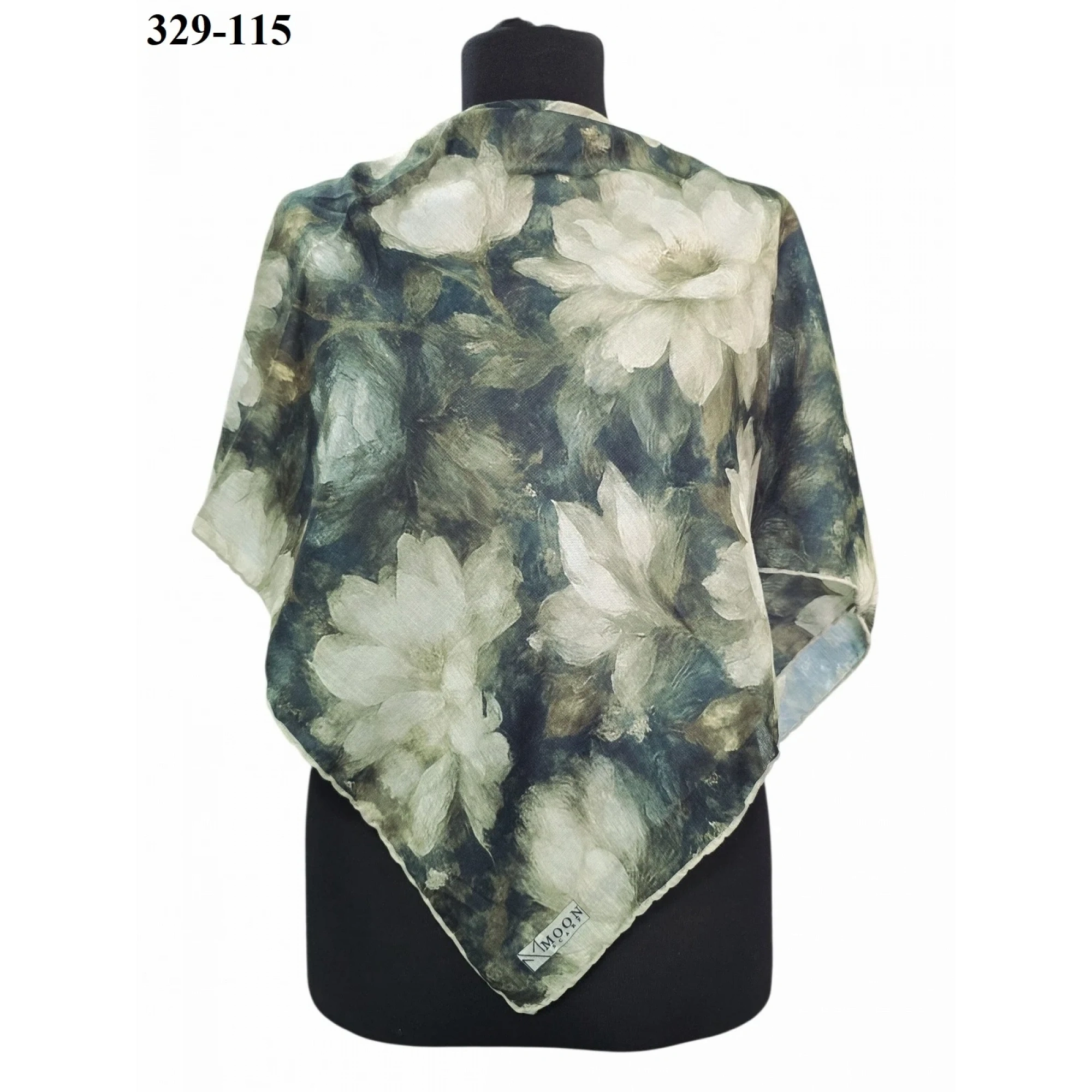 MoonScarf Soft Pamuk Eşarp (Yeşil) 329-115