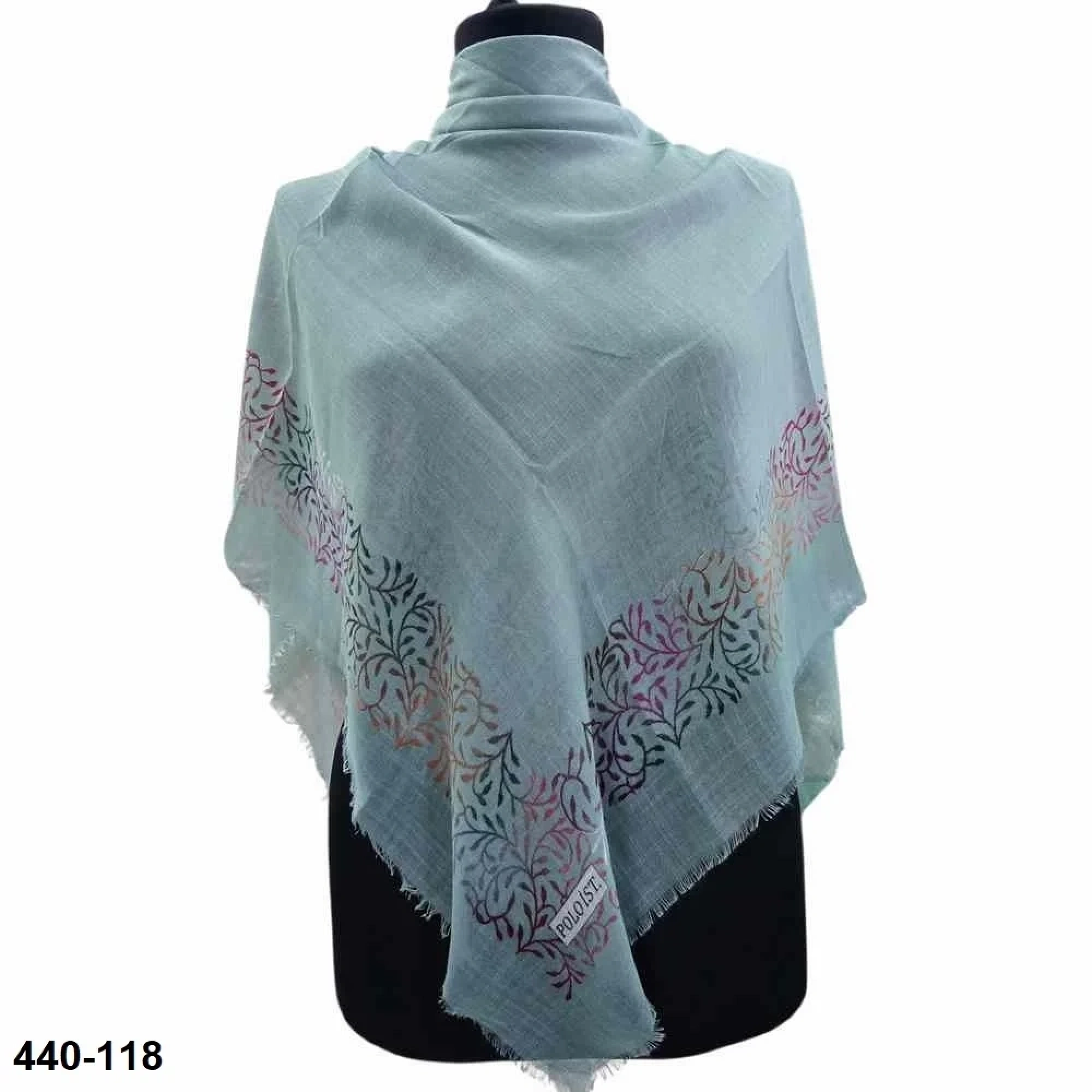 Polo İst Desenli Flamlı Eşarp 440-118