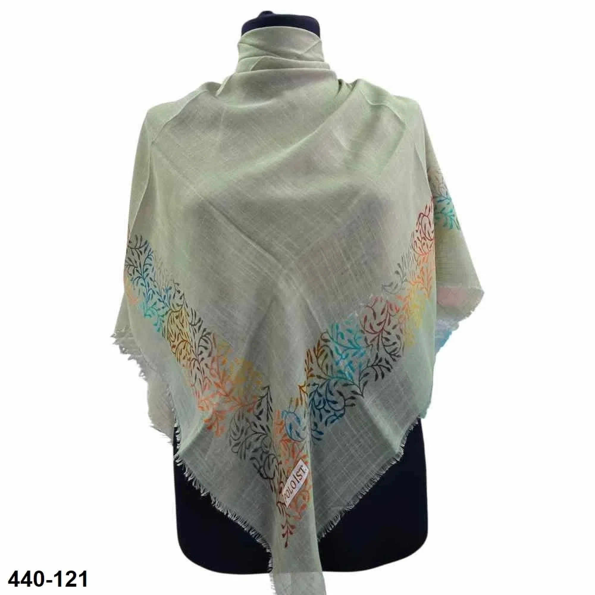 Polo İst Desenli Flamlı Eşarp 440-121