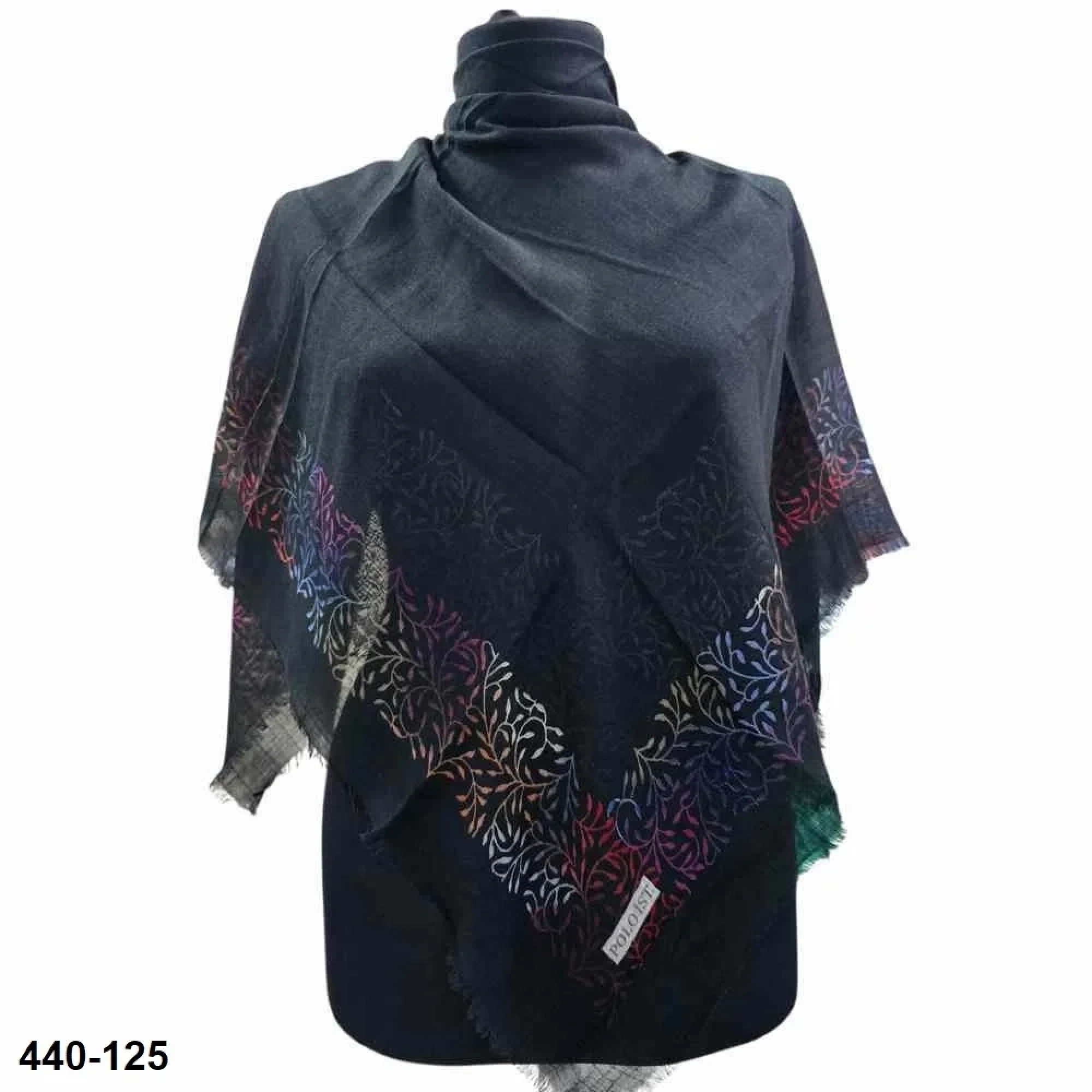 Polo İst Desenli Flamlı Eşarp 440-125