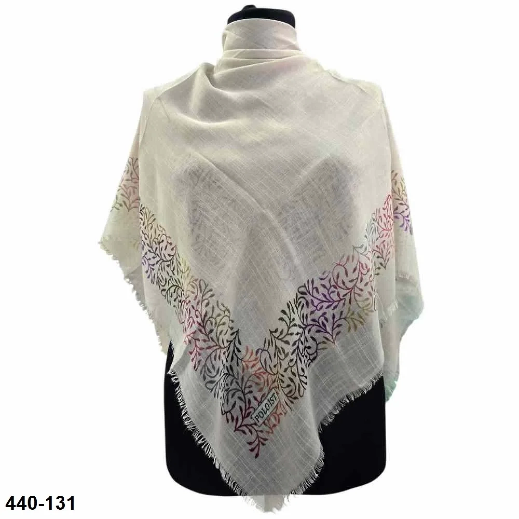 Polo İst Desenli Flamlı Eşarp 440-131