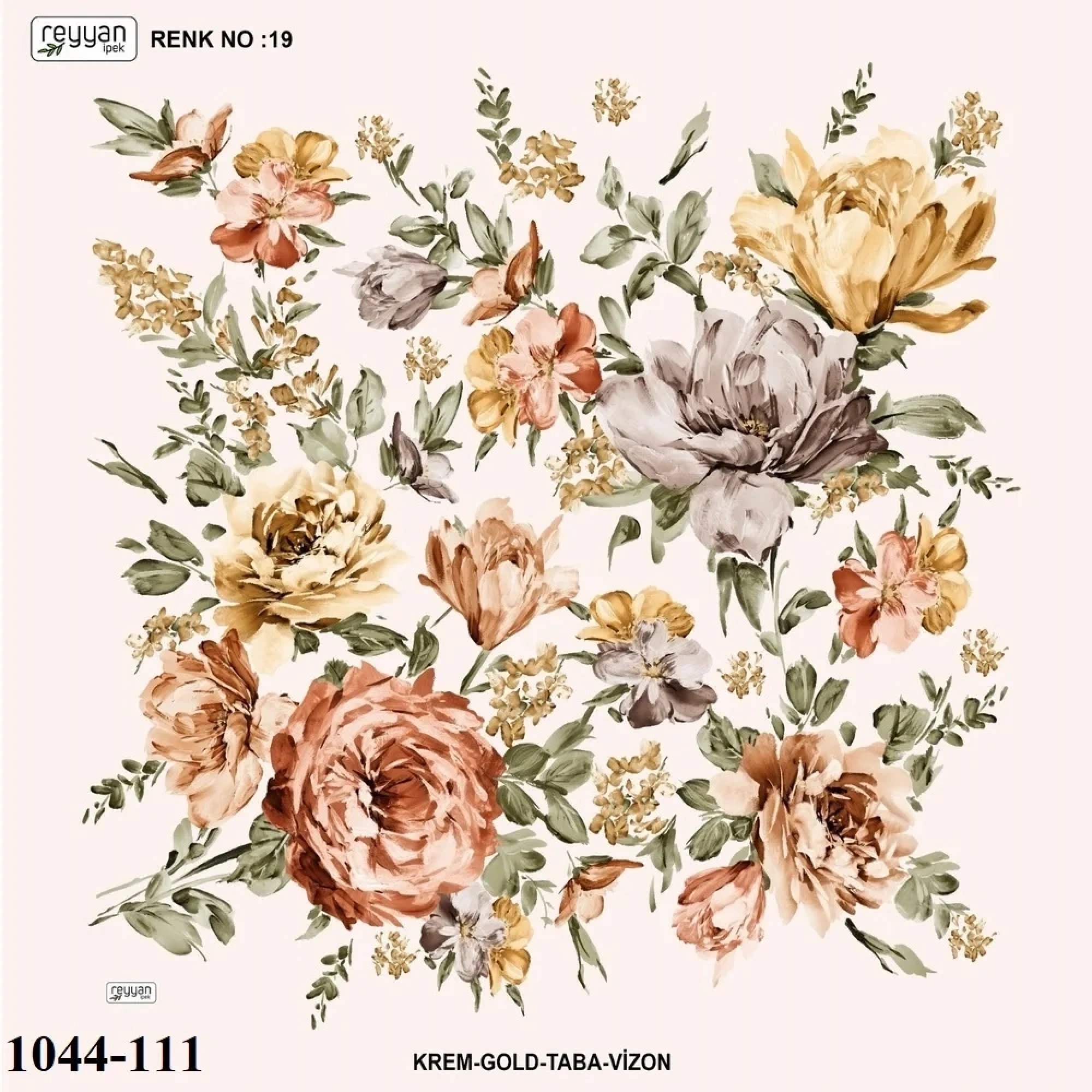 Reyyan İpek Desenli Oyalık Yazma 1044-111