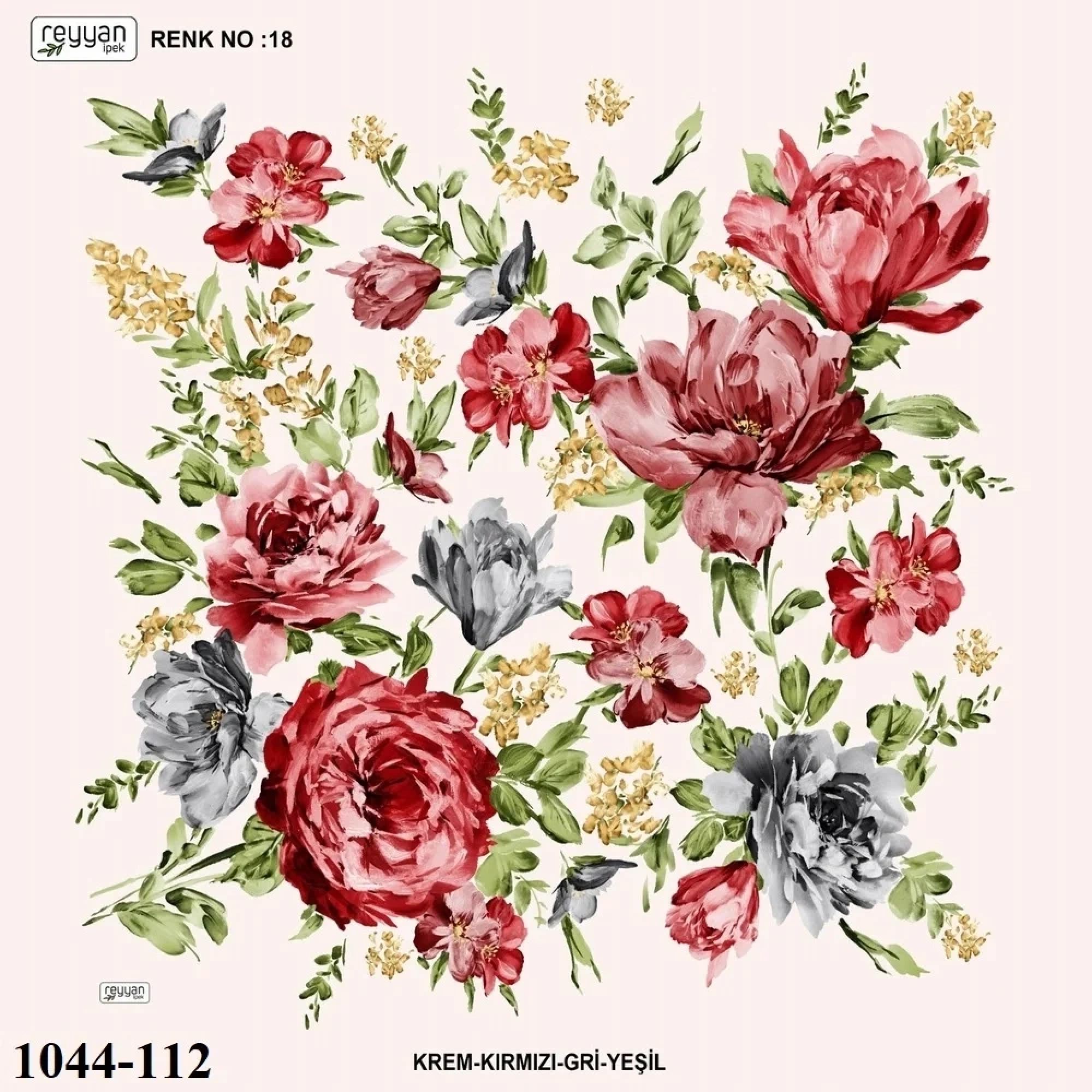 Reyyan İpek Desenli Oyalık Yazma 1044-112