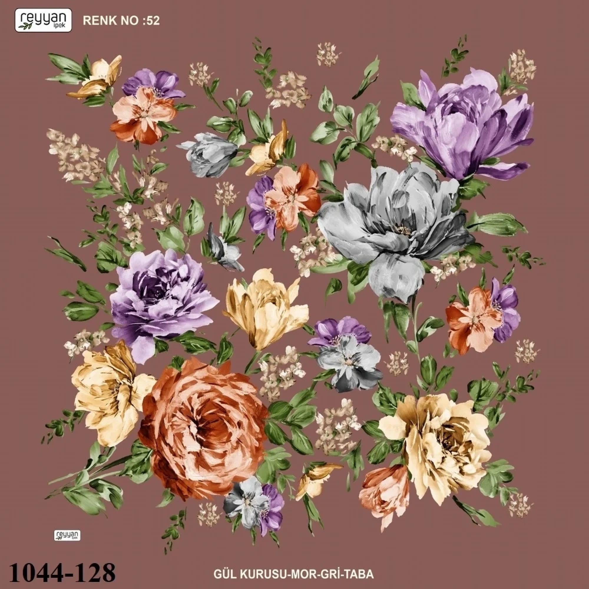 Reyyan İpek Desenli Oyalık Yazma 1044-128