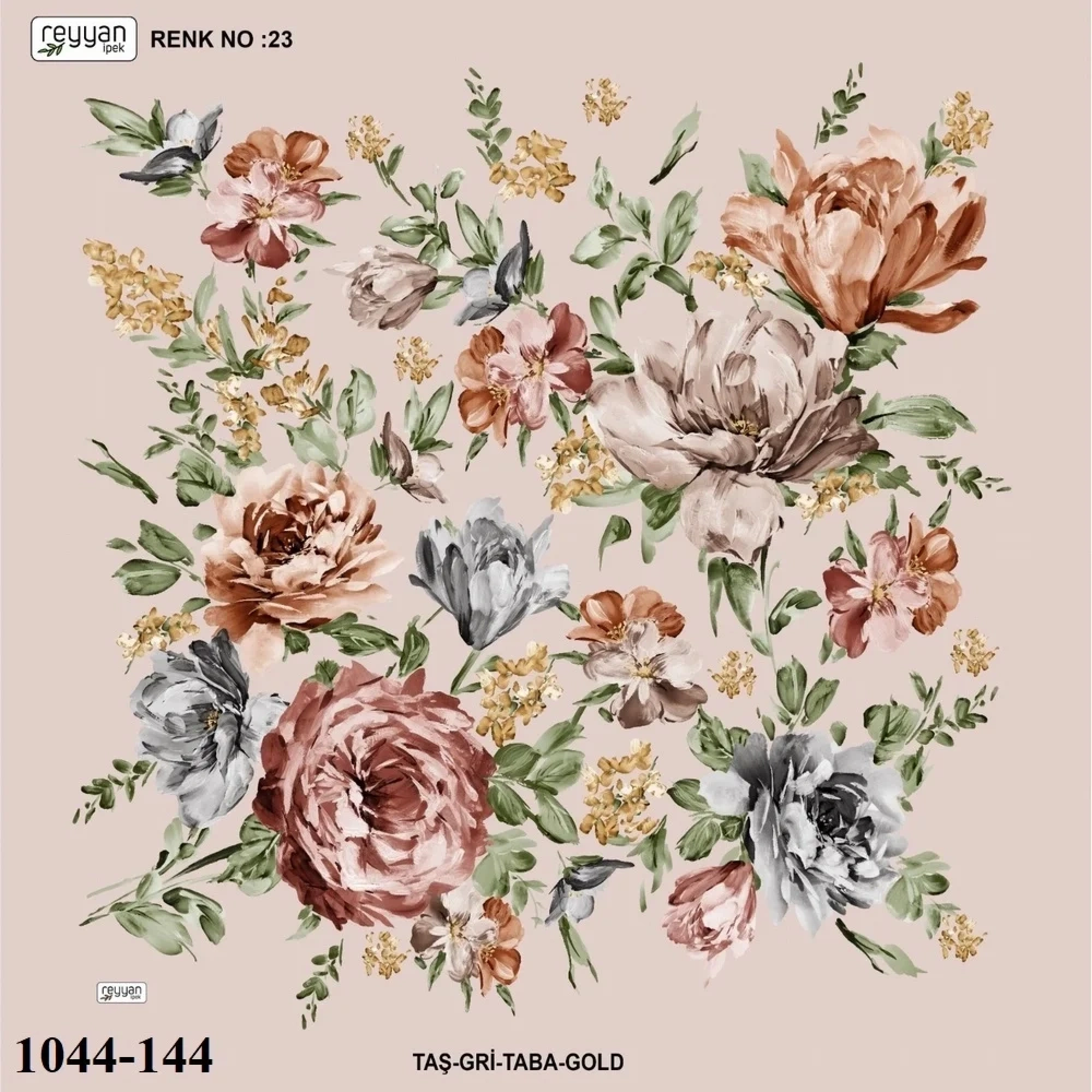 Reyyan İpek Desenli Oyalık Yazma 1044-144