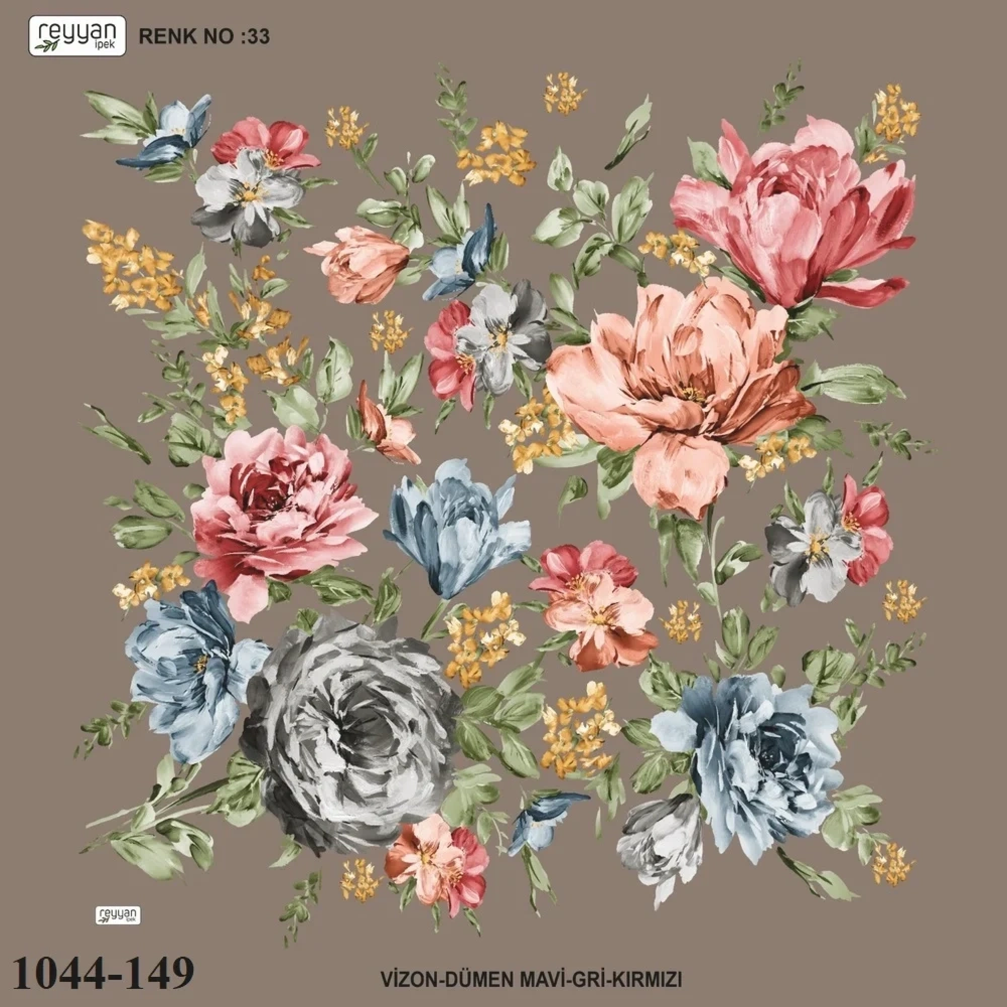 Reyyan İpek Desenli Oyalık Yazma 1044-149