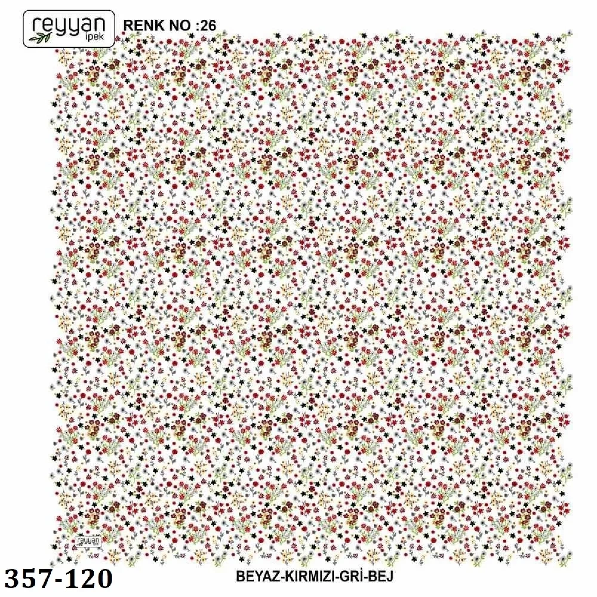 Reyyan İpek Desenli Oyalık Yazma 357-120