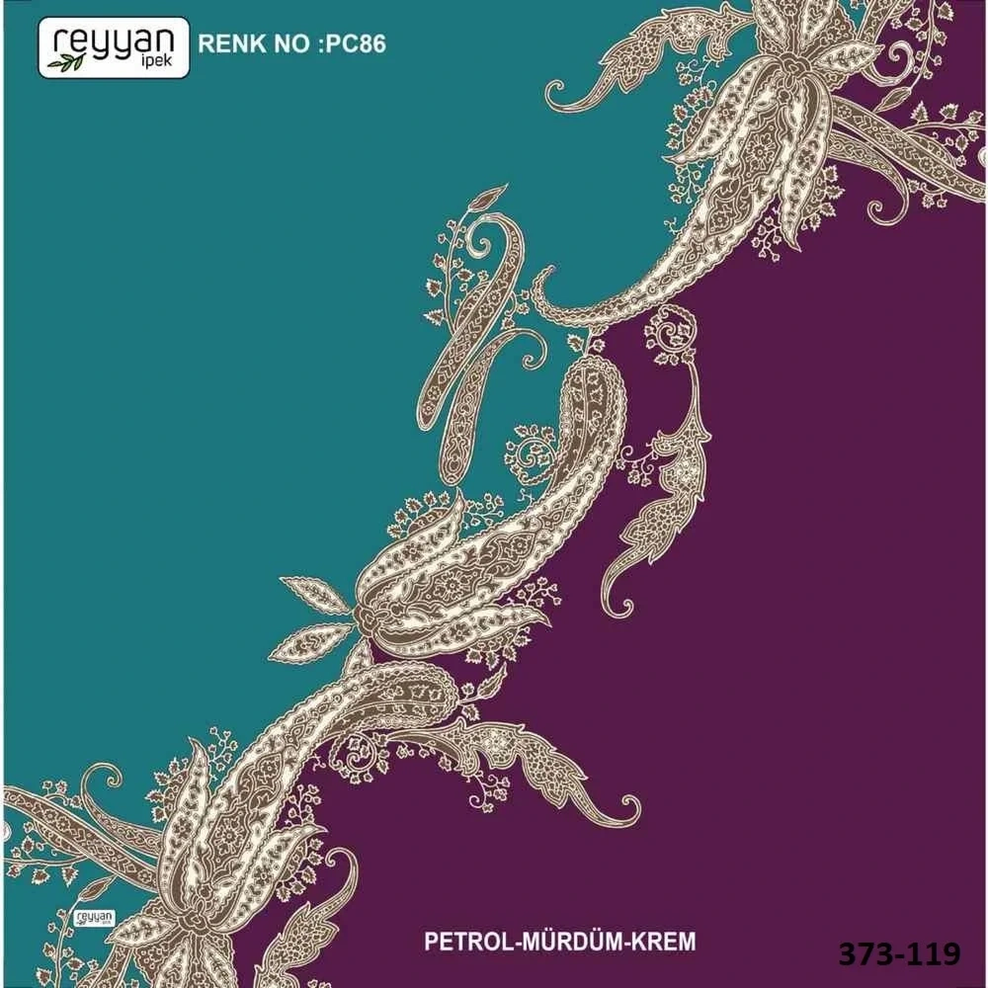 Reyyan İpek Desenli Oyalık Yazma 373-119