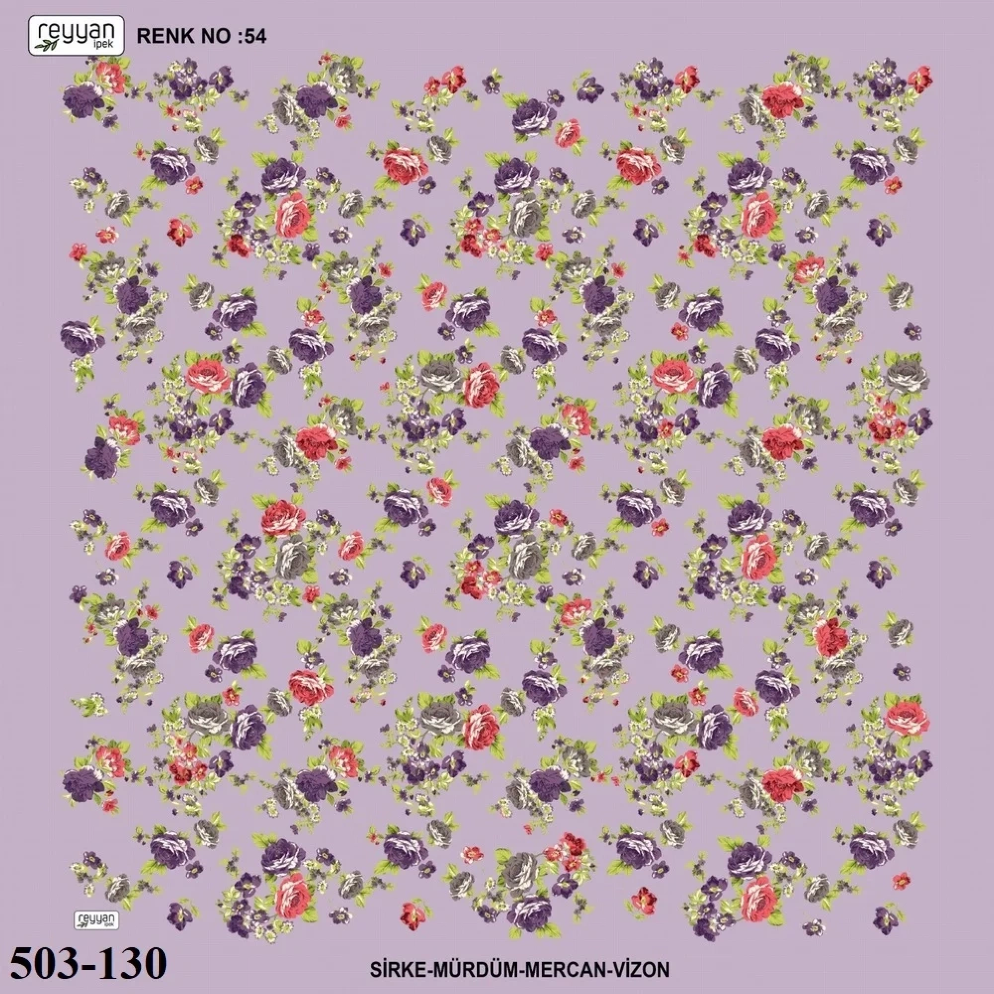 Reyyan İpek Desenli Oyalık Yazma 503-130