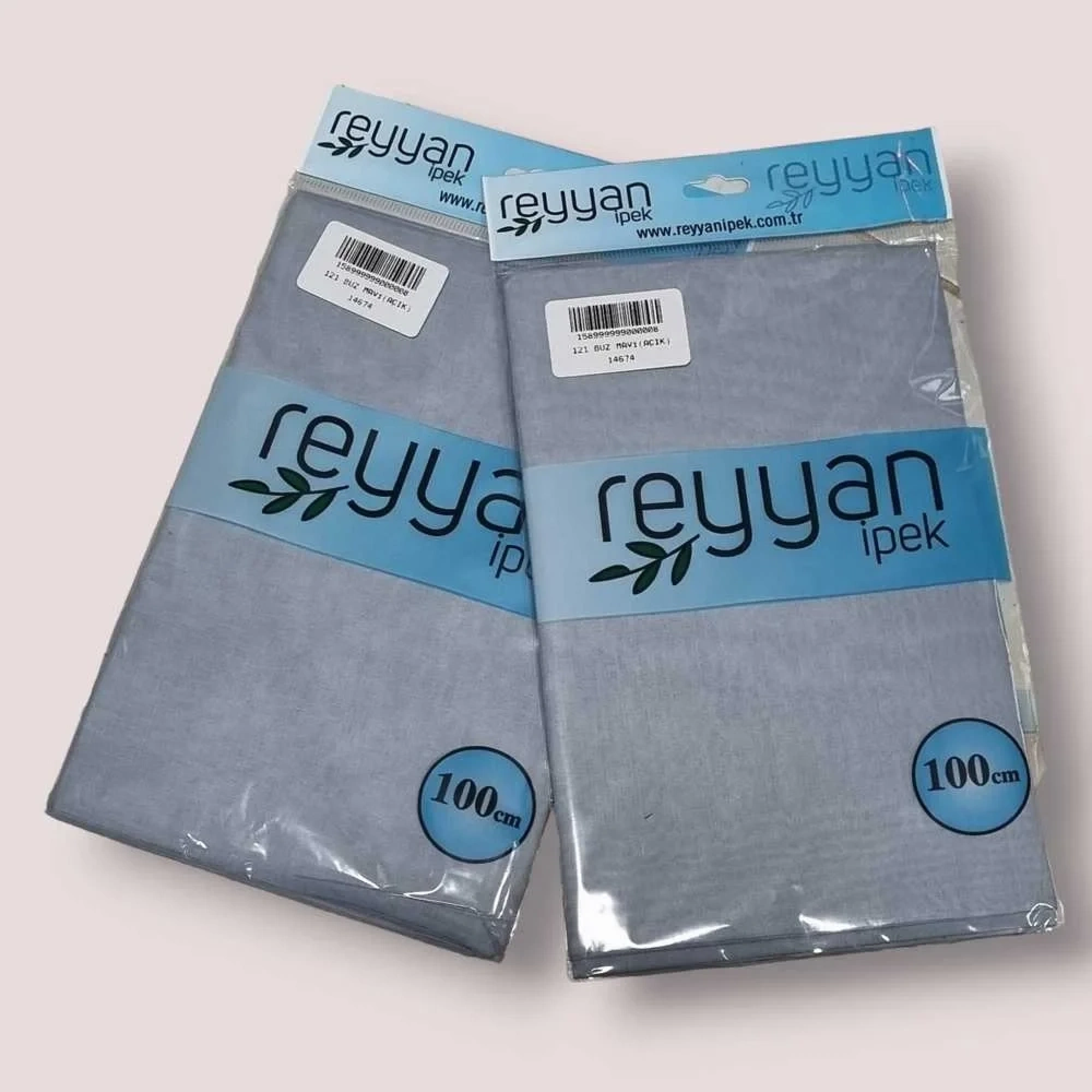 Reyyan İpek Düz Renk Oyalık Yazma 121 ( Bebe buz mavi)
