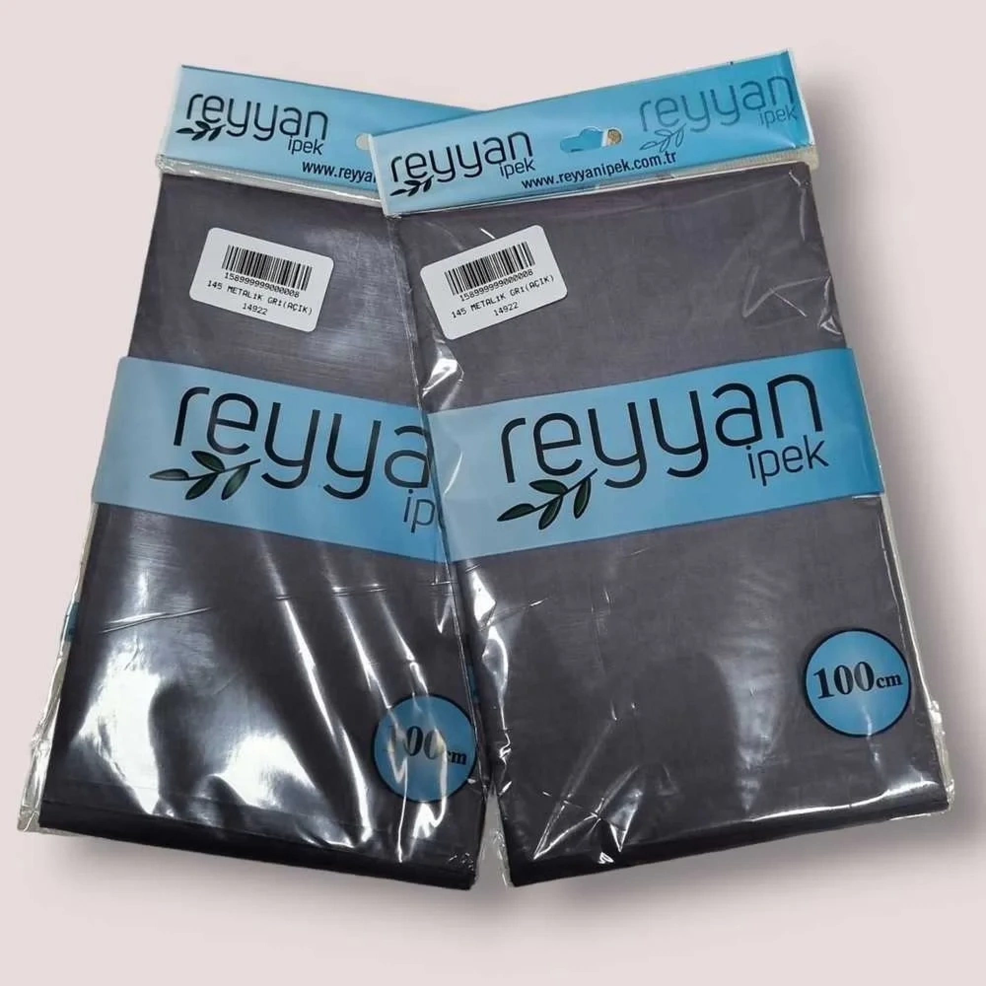 Reyyan İpek Düz Renk Oyalık Yazma 145-metalik gri açık