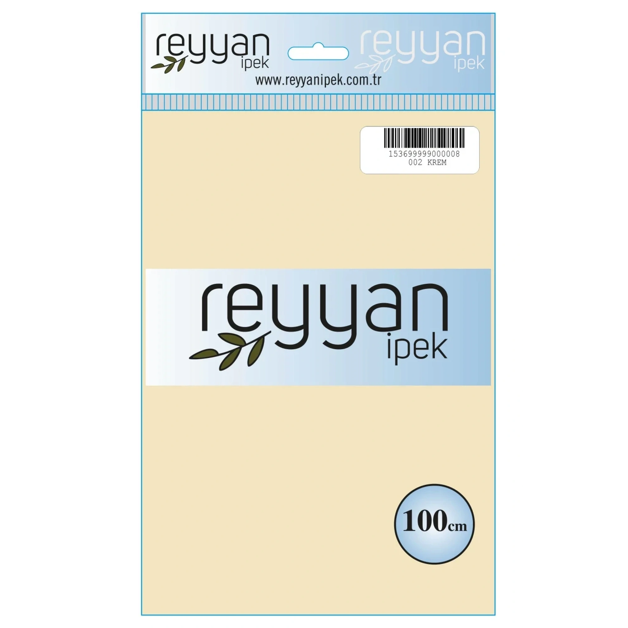 Reyyan İpek Düz Renk Oyalık Yazma reyyan-002 (krem)