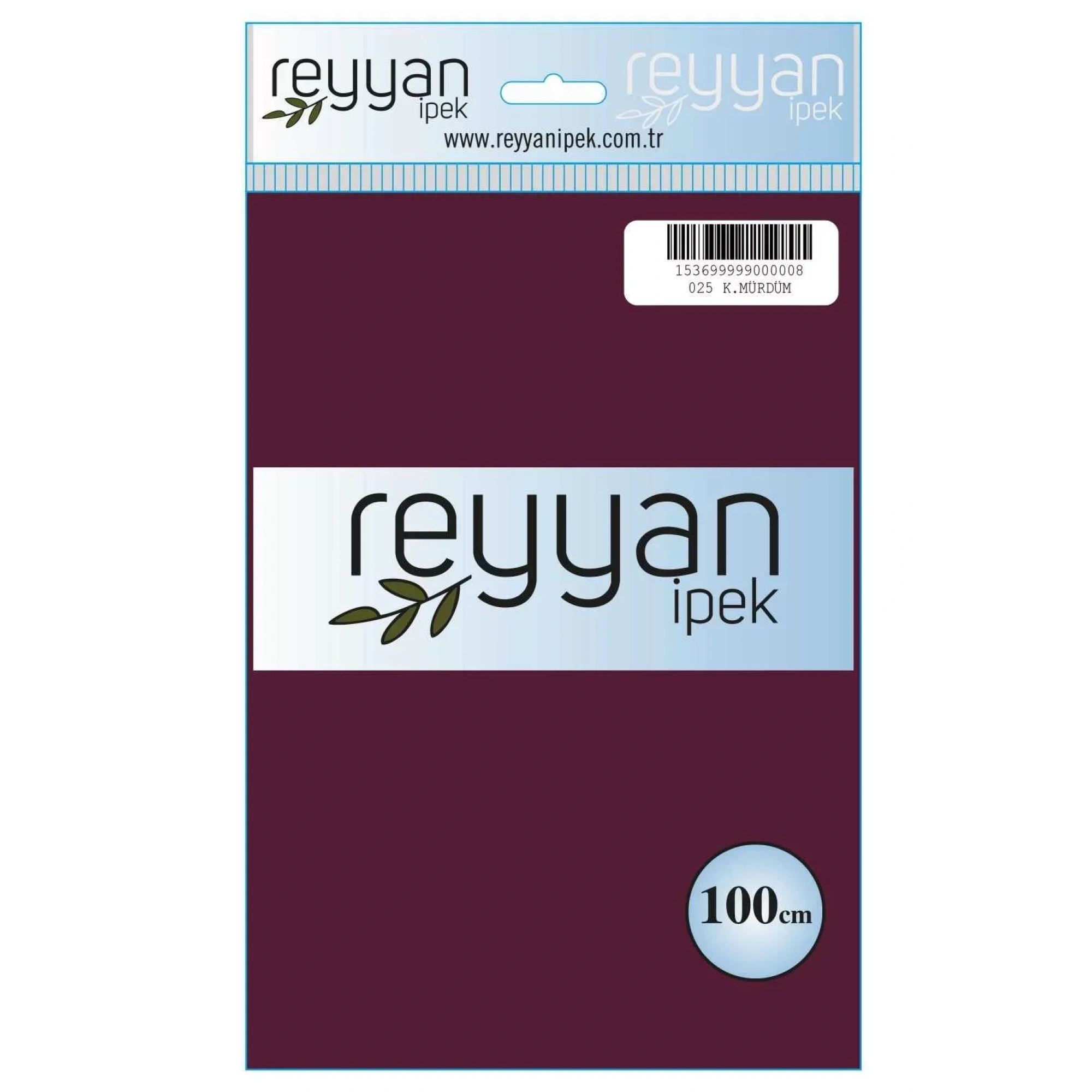 Reyyan İpek Düz Renk Oyalık Yazma reyyan-025 (k. mürdüm)
