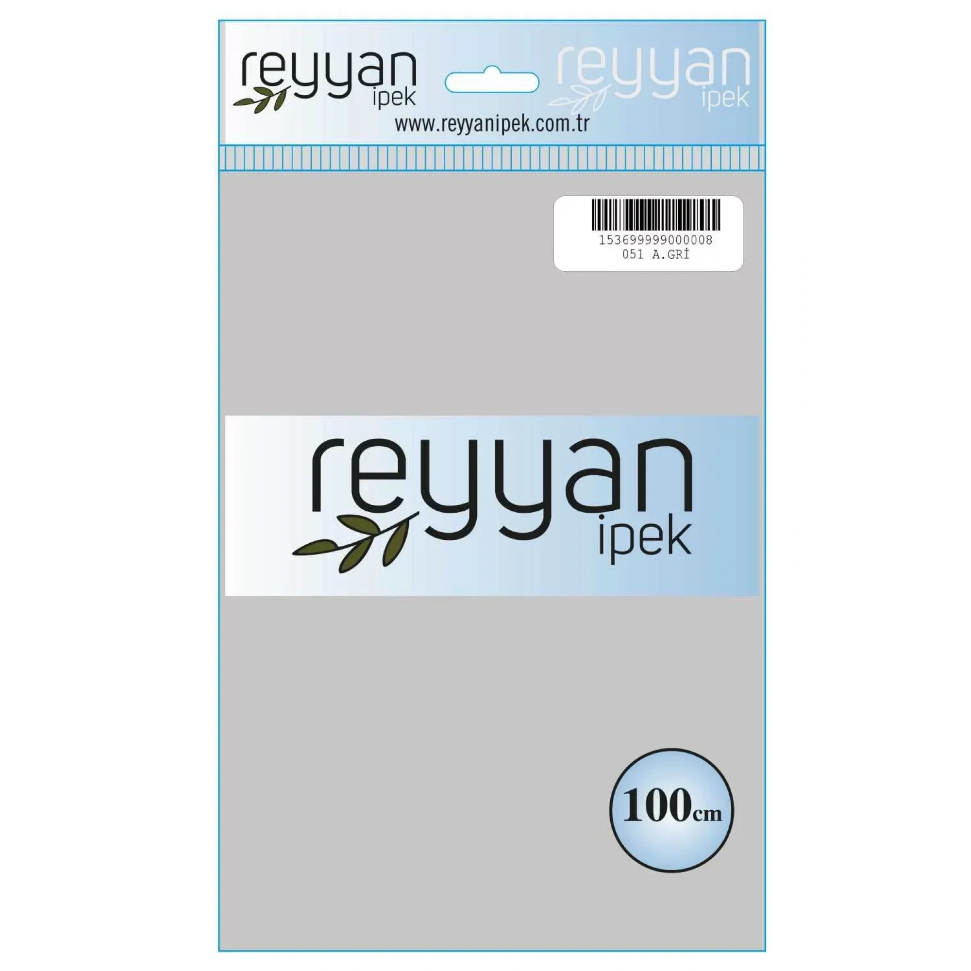 Reyyan İpek Düz Renk Oyalık Yazma reyyan-051 (açık gümüş gri)