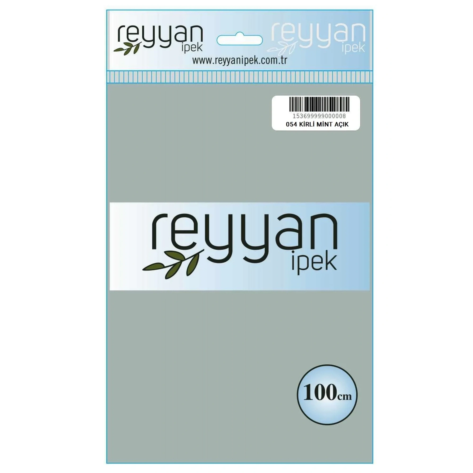 Reyyan İpek Düz Renk Oyalık Yazma reyyan-054 Kirli Mint Açık
