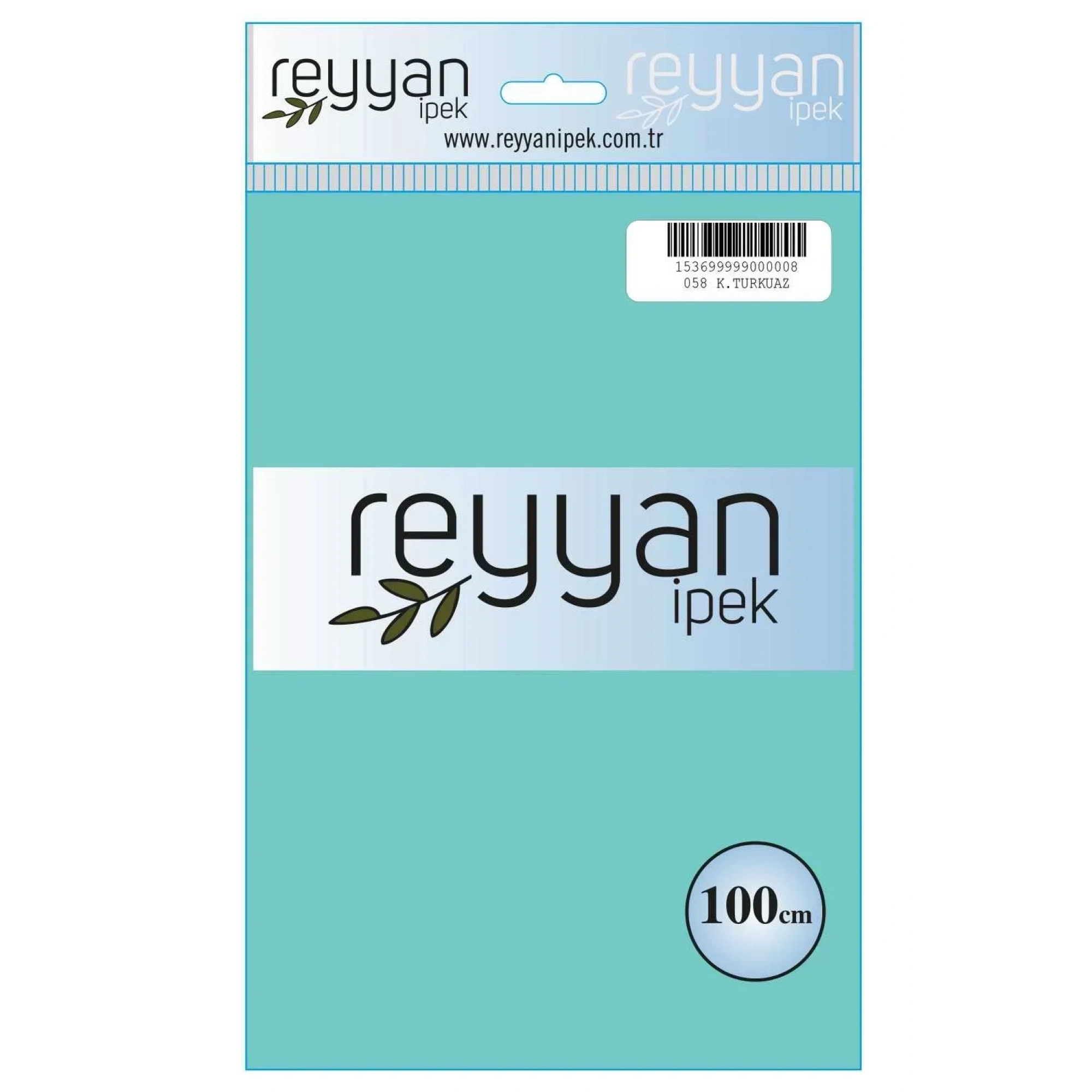 Reyyan İpek Düz Renk Oyalık Yazma reyyan-058 (koyu turkuaz)