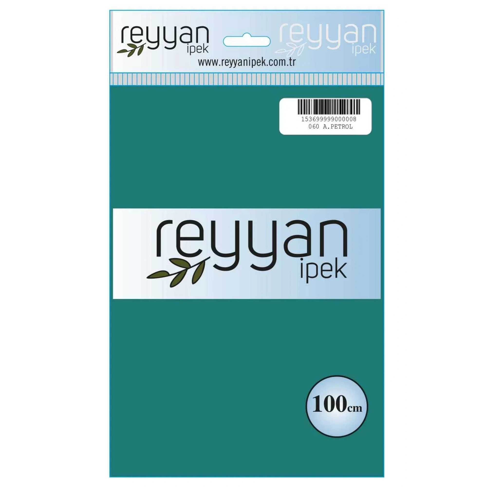 Reyyan İpek Düz Renk Oyalık Yazma reyyan-060 (açık petrol)