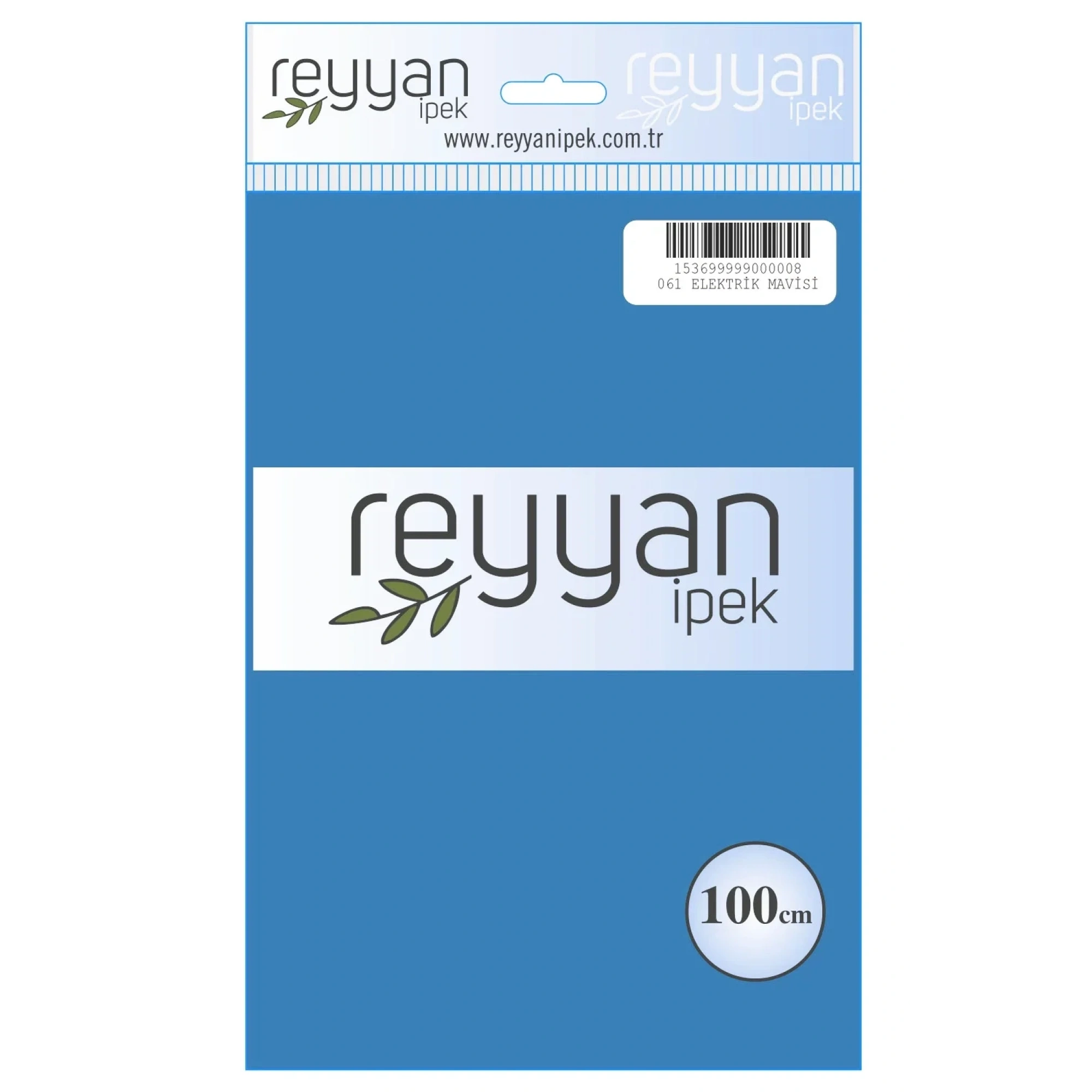 Reyyan İpek Düz Renk Oyalık Yazma reyyan-061 (elektrik mavi)