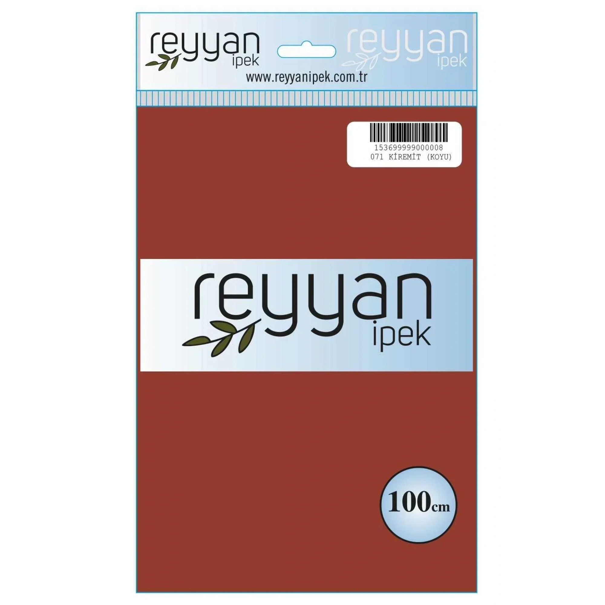 Reyyan İpek Düz Renk Oyalık Yazma reyyan-071 (k. kiremit)