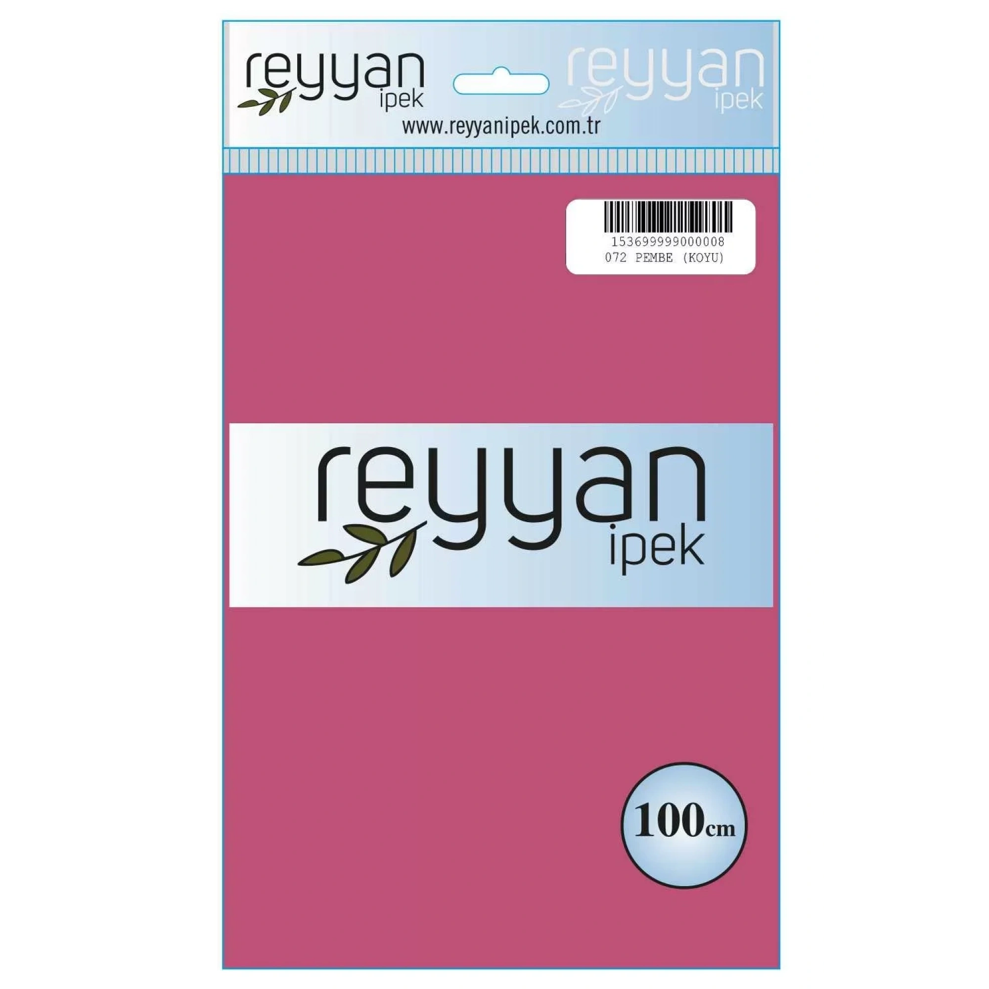 Reyyan İpek Düz Renk Oyalık Yazma reyyan-072 (koyu pembe)