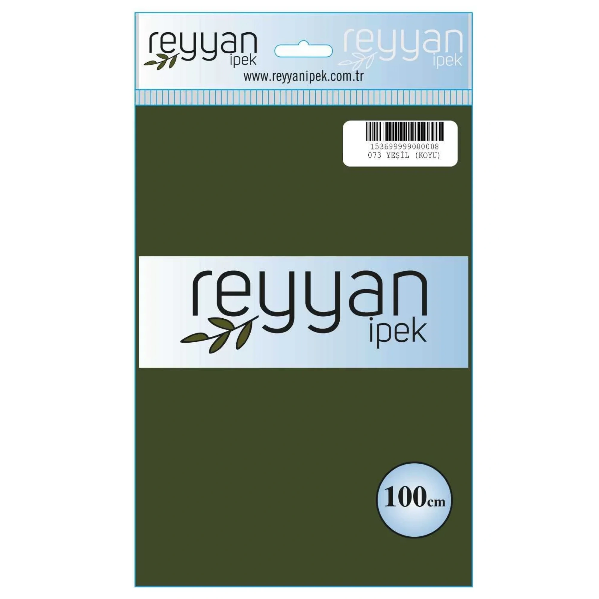 Reyyan İpek Düz Renk Oyalık Yazma reyyan-073 (koyu yeşil haki)