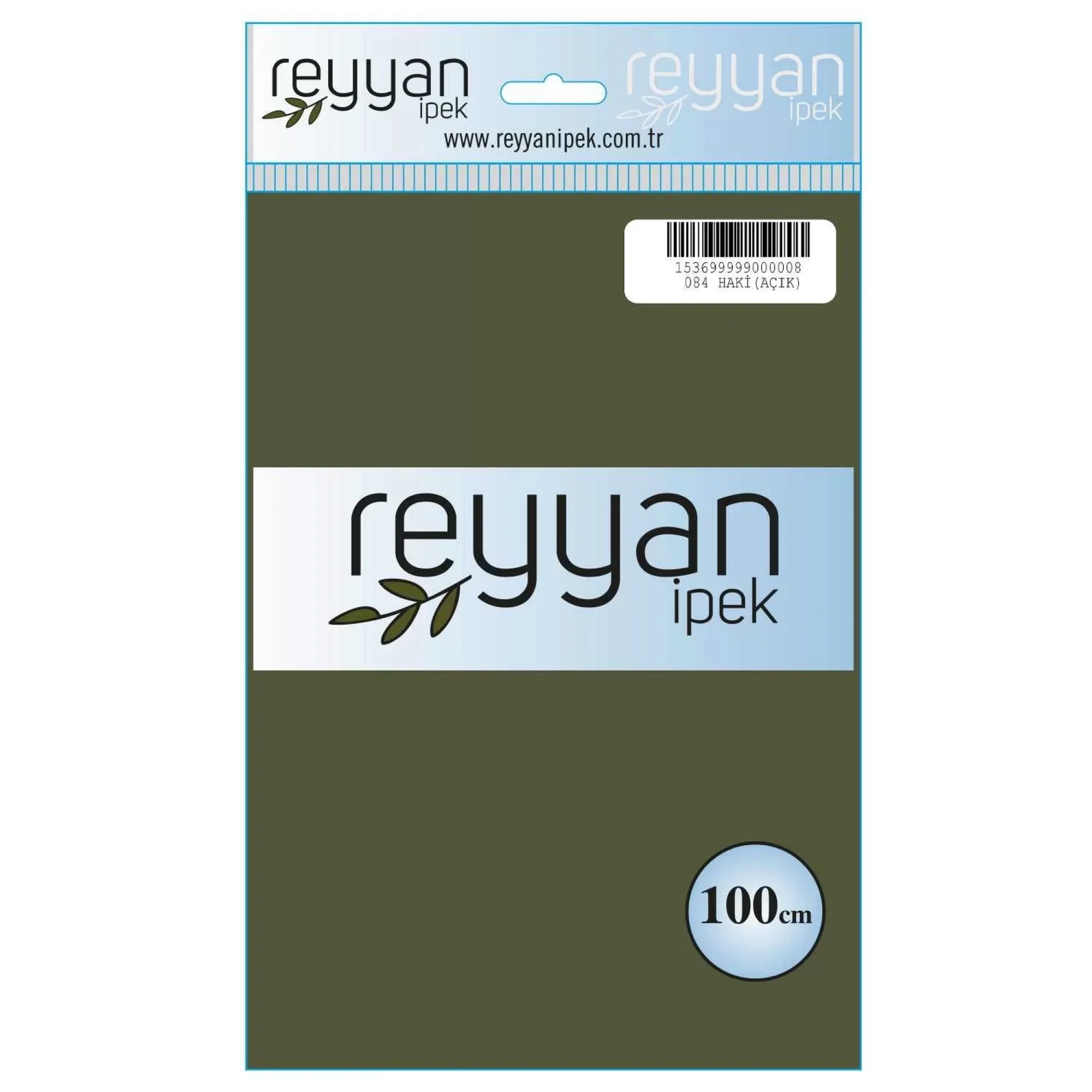 Reyyan İpek Düz Renk Oyalık Yazma reyyan-084 (haki açık)