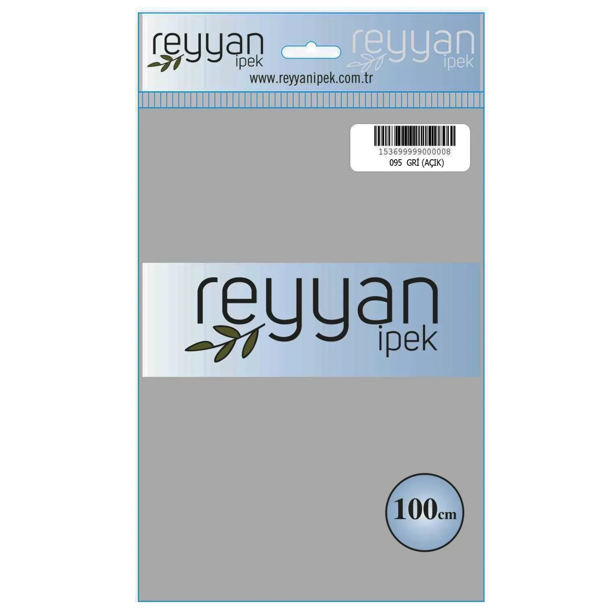 Reyyan İpek Düz Renk Oyalık Yazma reyyan-095 (gri açık tütsü)