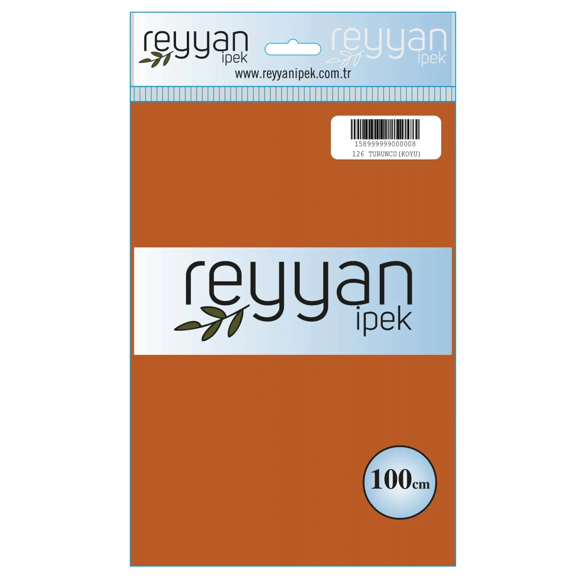 Reyyan İpek Düz Renk Oyalık Yazma reyyan-126 (k. turuncu)
