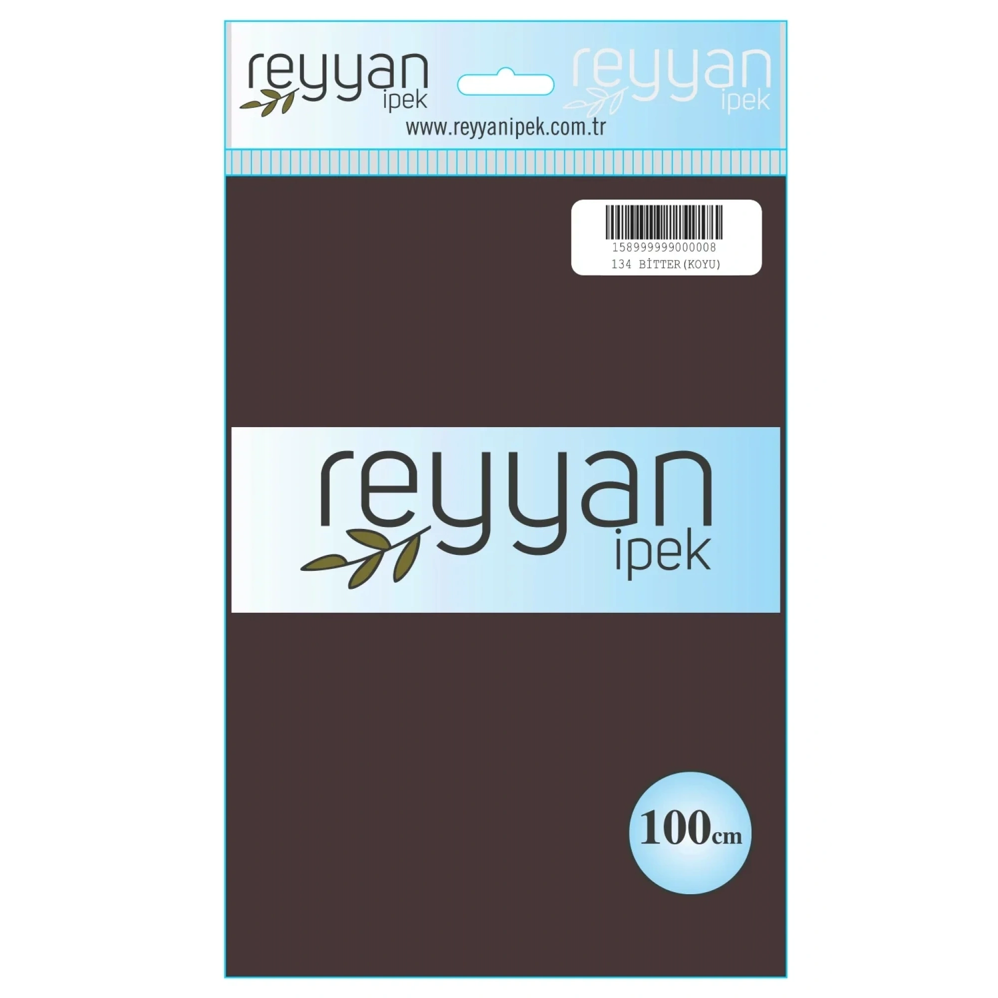 Reyyan İpek Düz Renk Oyalık Yazma reyyan-134 Bitter (Koyu)