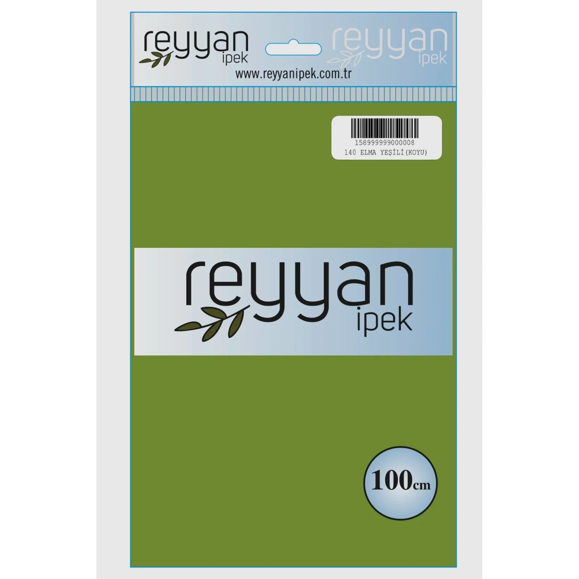 Reyyan İpek Düz Renk Oyalık Yazma reyyan-140 (k. elma yeşili)