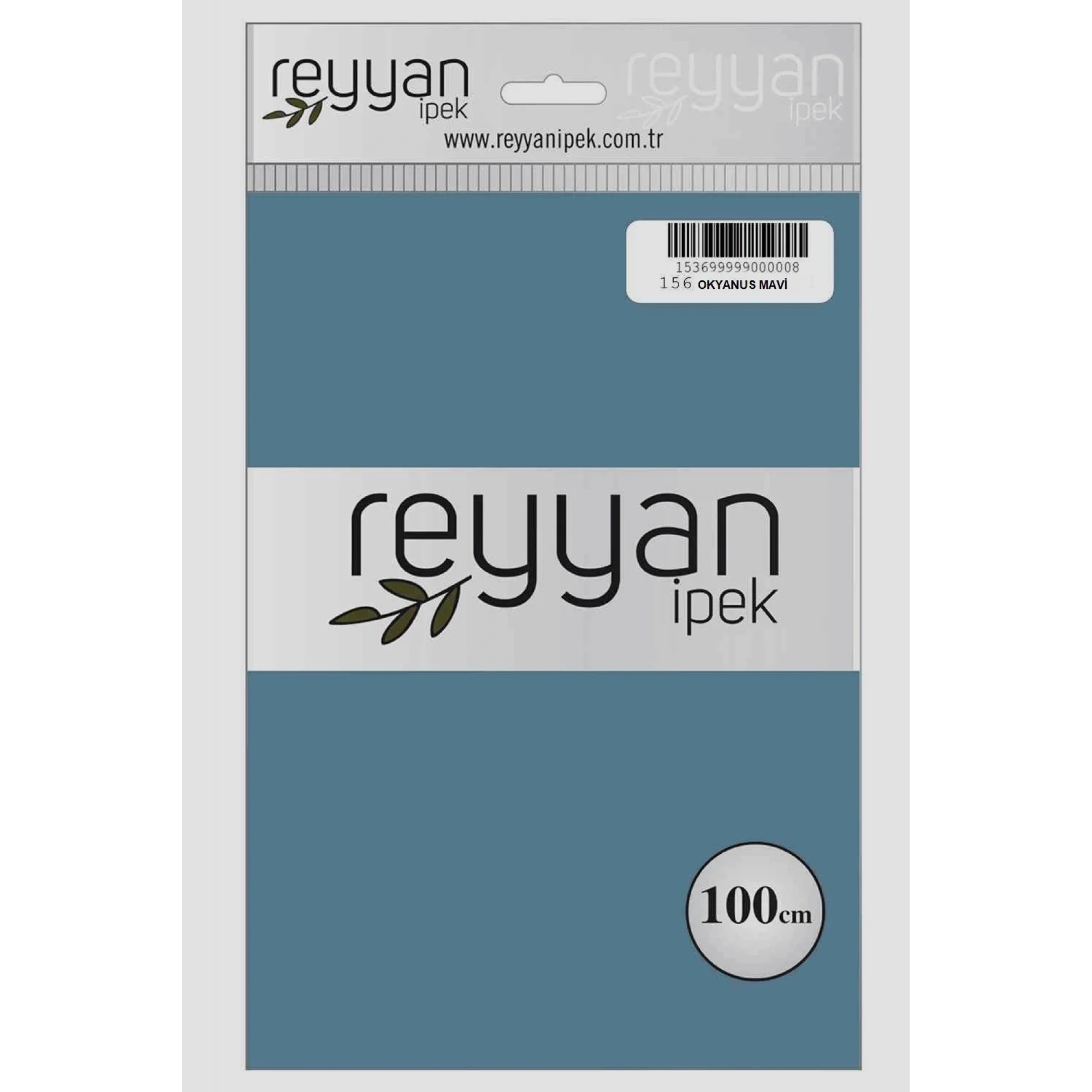 Reyyan İpek Düz Renk Oyalık Yazma reyyan-156 (okyanus mavi)