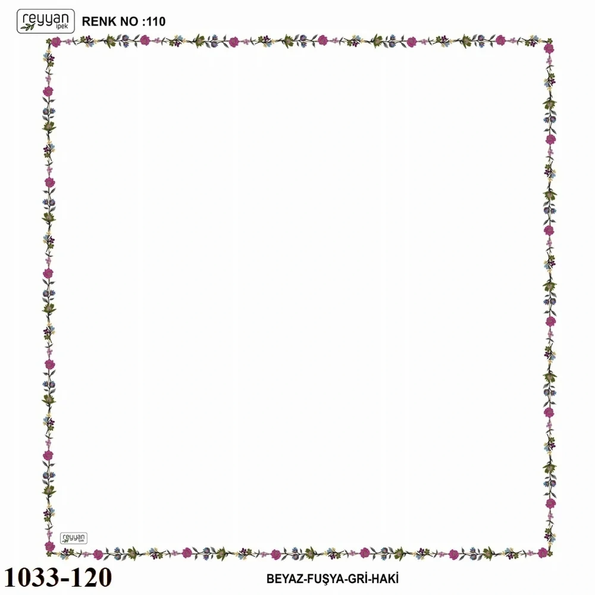 Reyyan İpek İçi Boş Desenli Oyalık Yazma 1033-120
