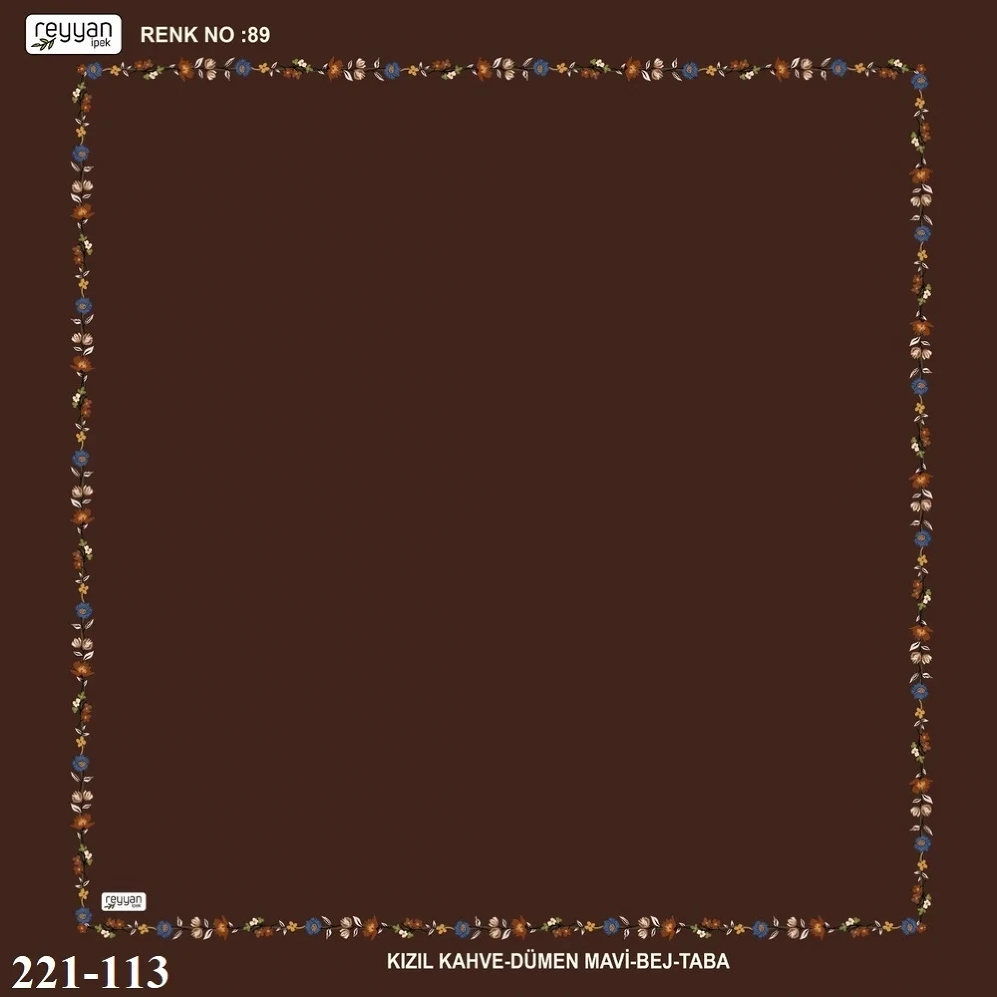 Reyyan İpek İçi Boş Desenli Oyalık Yazma 221-113
