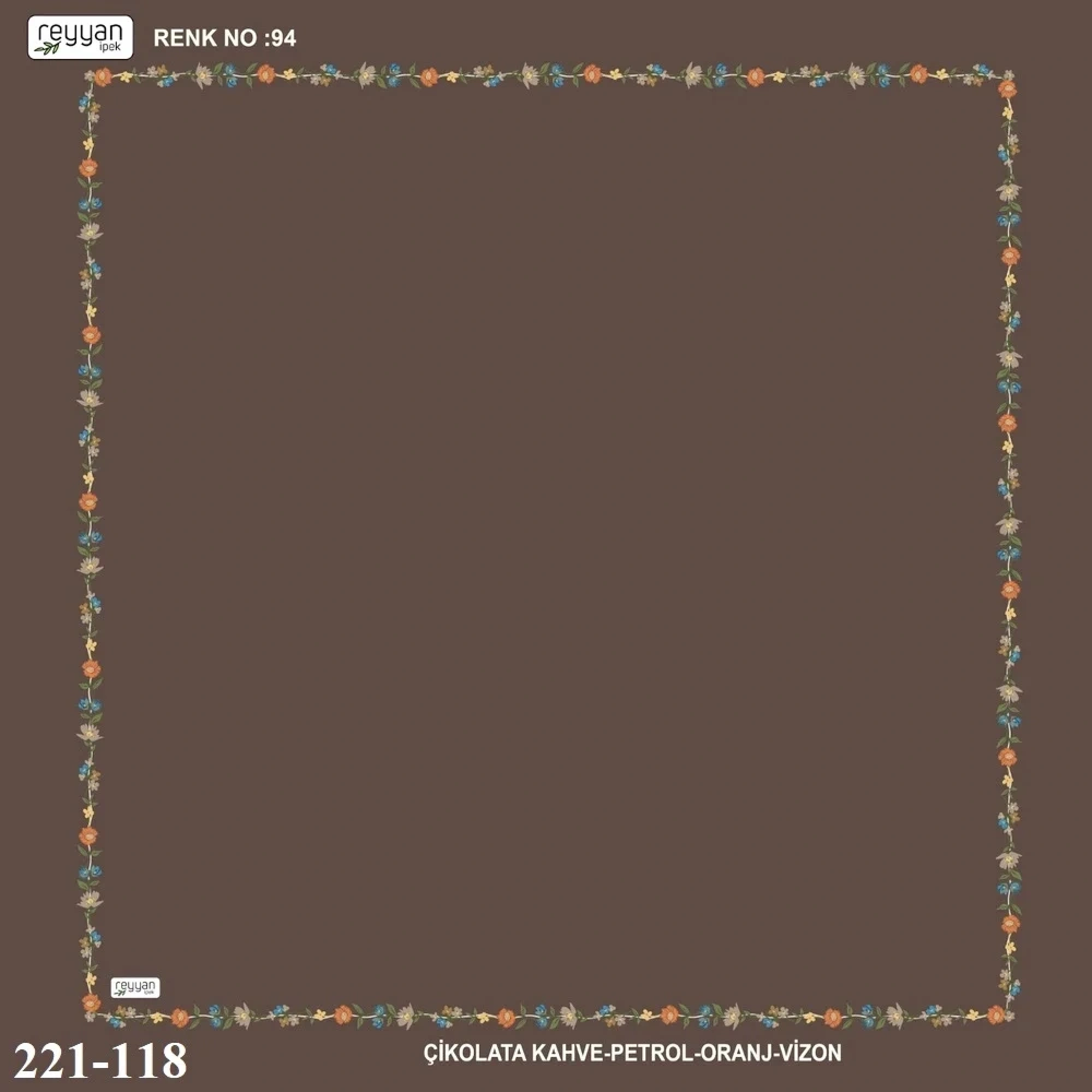 Reyyan İpek İçi Boş Desenli Oyalık Yazma 221-118