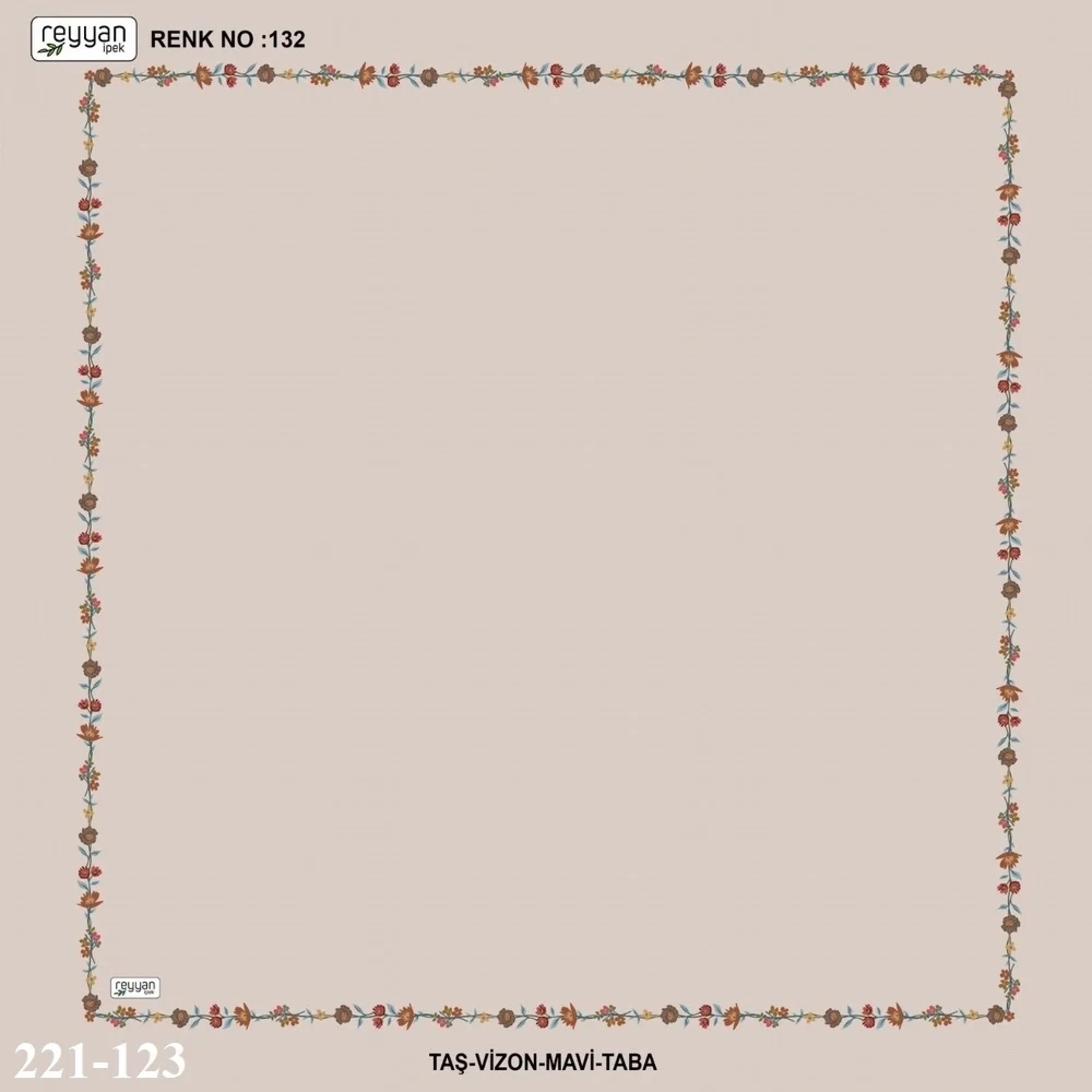 Reyyan İpek İçi Boş Desenli Oyalık Yazma 221-123