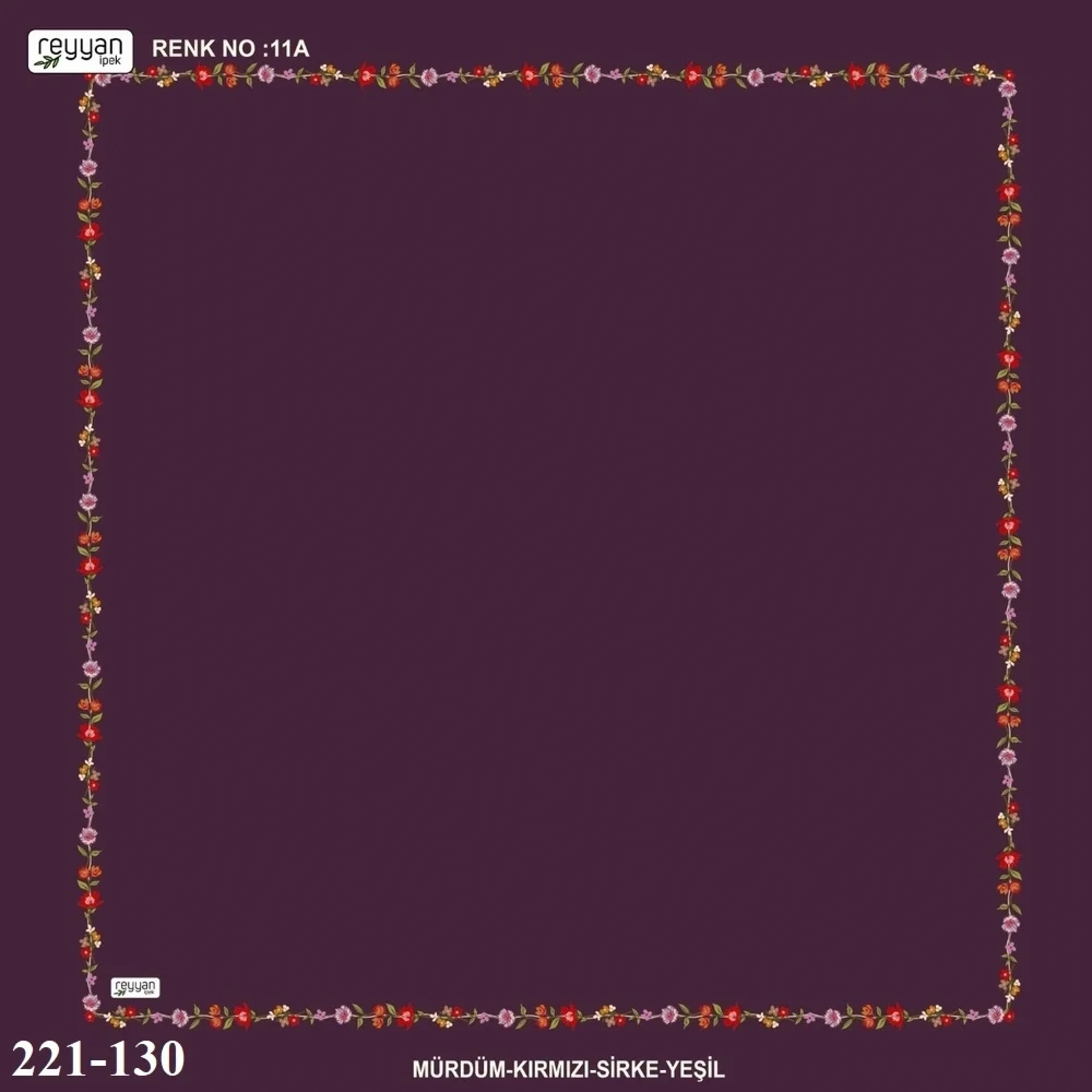 Reyyan İpek İçi Boş Desenli Oyalık Yazma 221-130