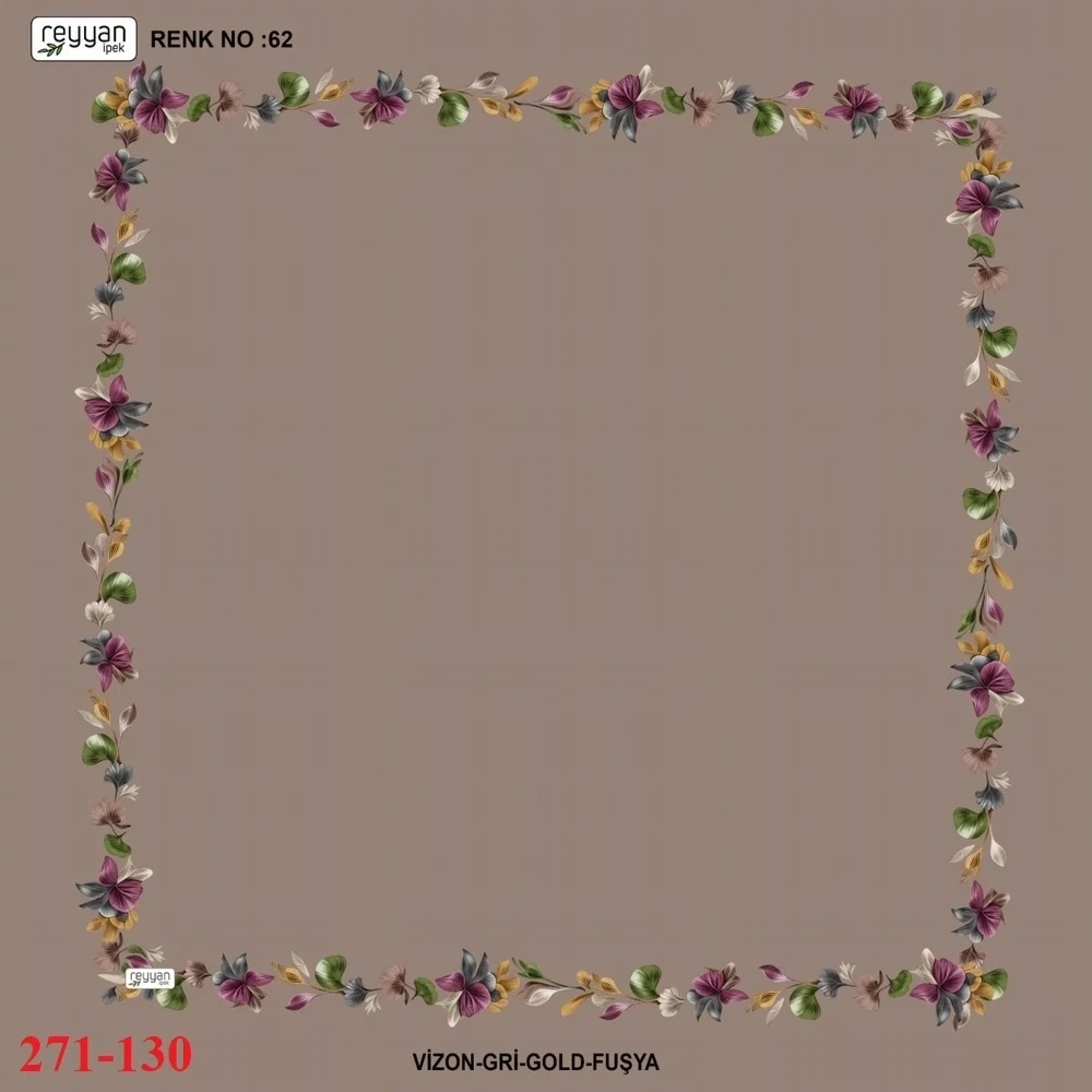 Reyyan İpek İçi Boş Desenli Oyalık Yazma 271-130