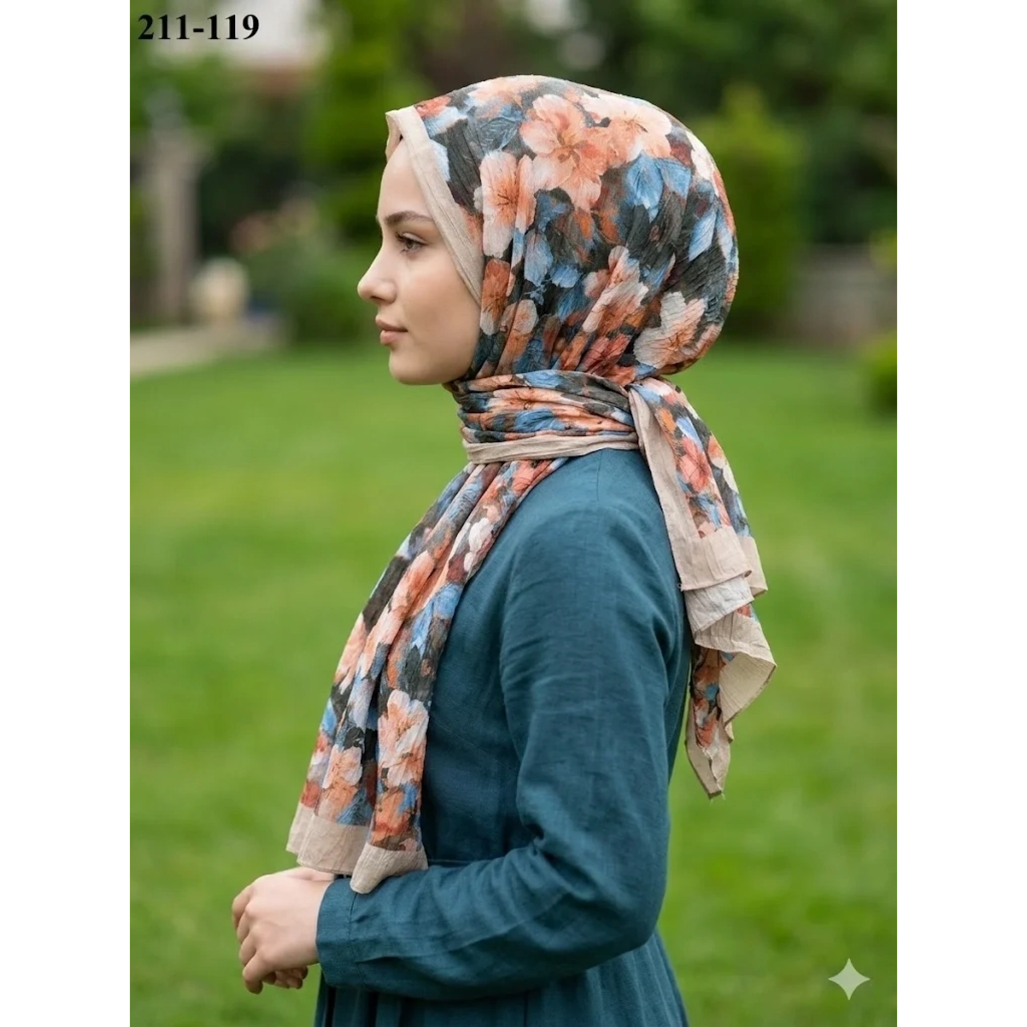 Sharell Bambu Kraş Pamuk Şal (Taş) 211-119