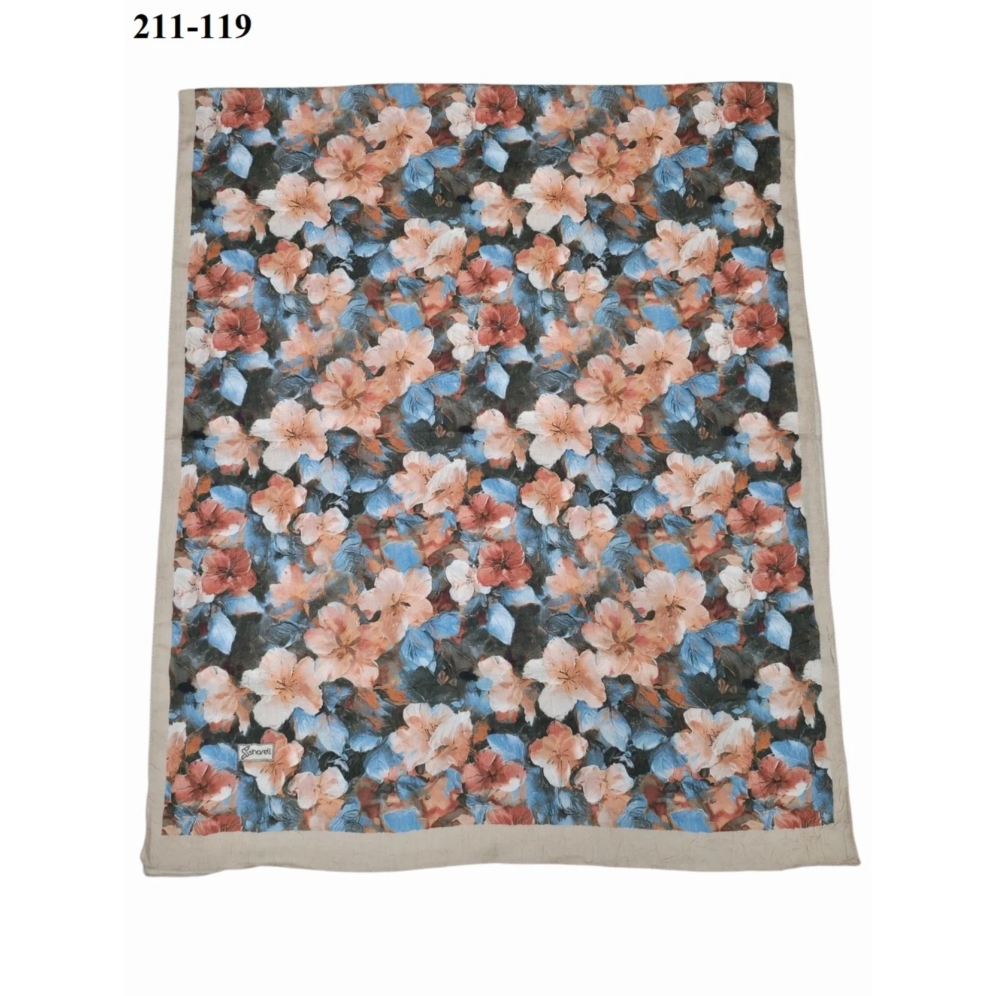 Sharell Bambu Kraş Pamuk Şal (Taş) 211-119