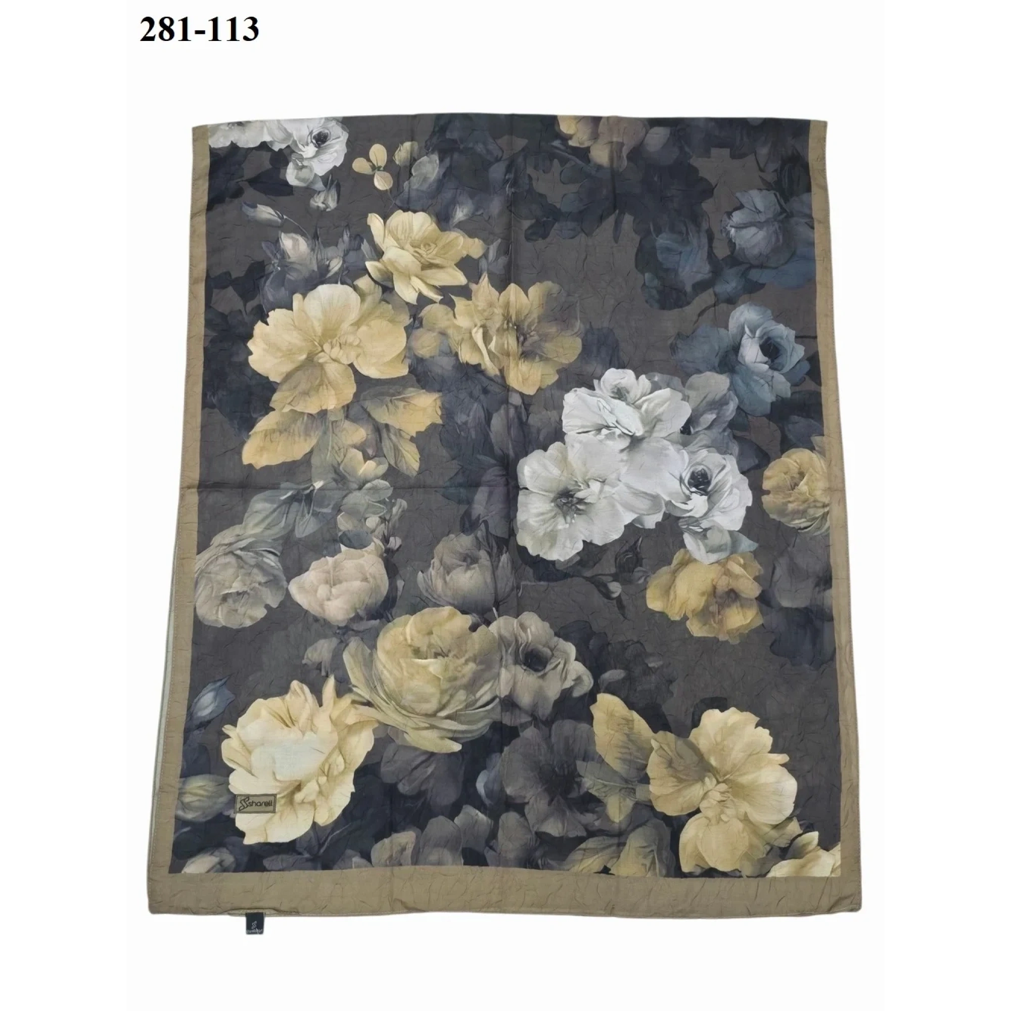 Sharell Desenli Bambu Kraş Pamuk Şal 281-113