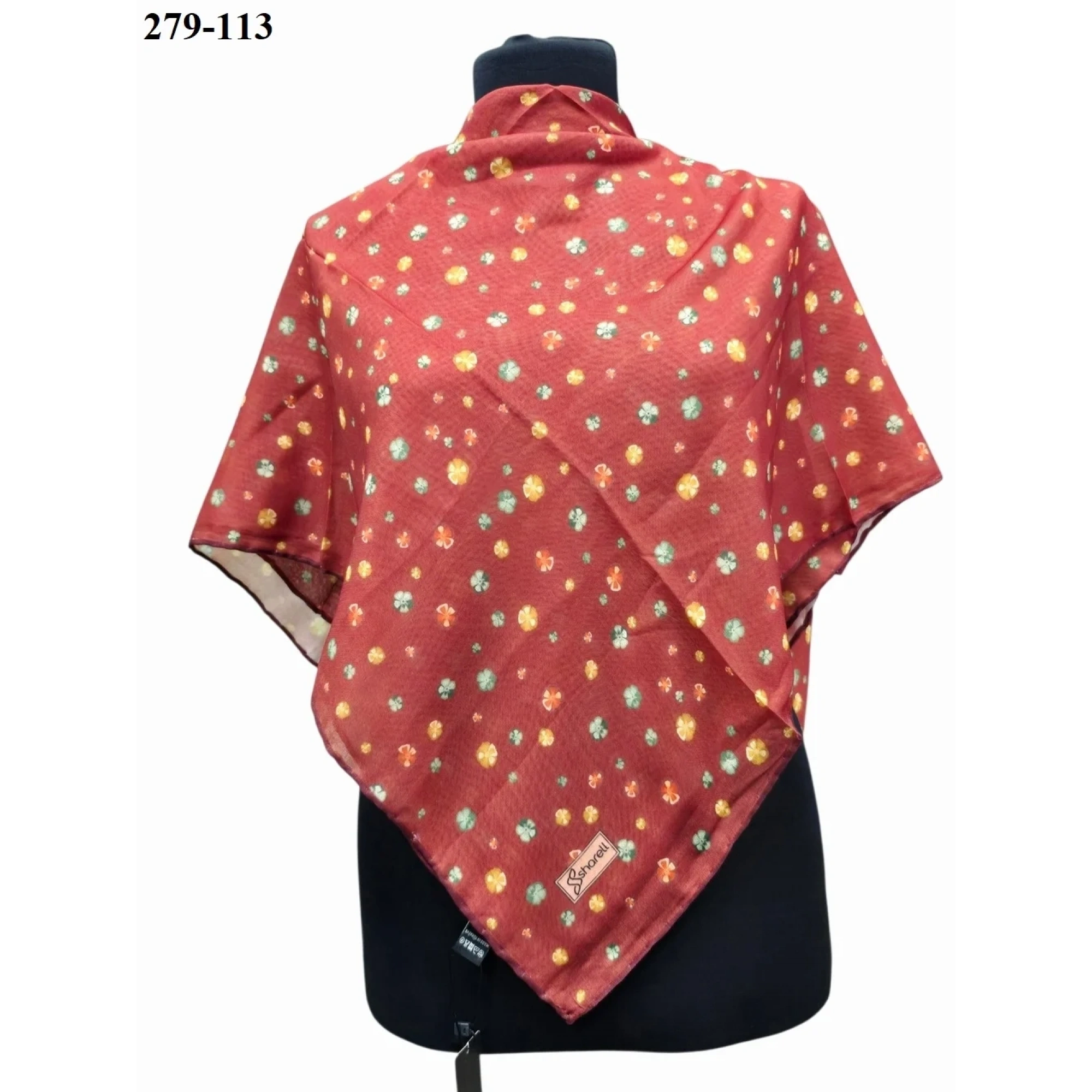 Sharell Desenli Soft Pamuk Eşarp 279-113